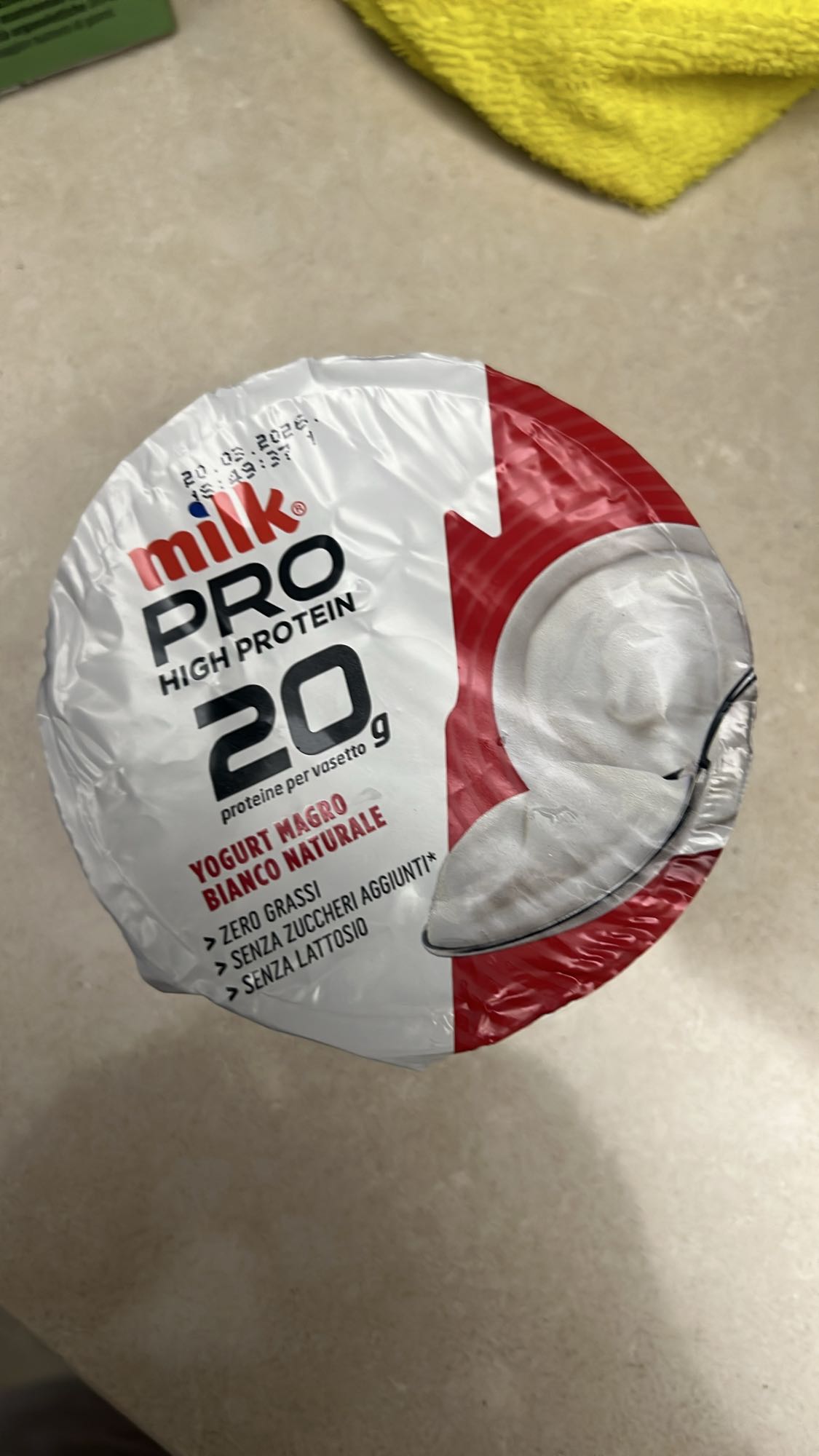 Yogurt magro proteico