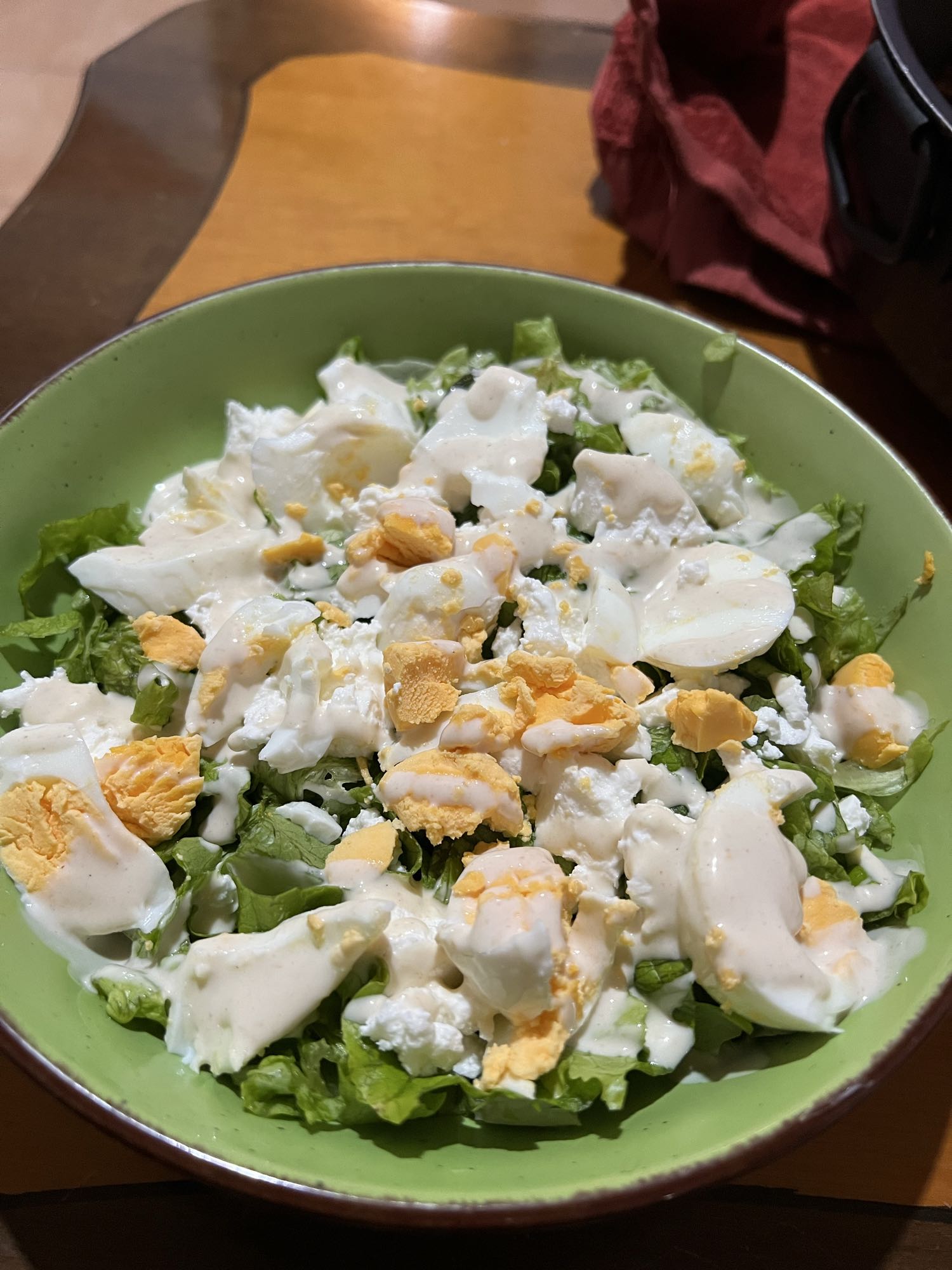 Egg Salad with Dressing