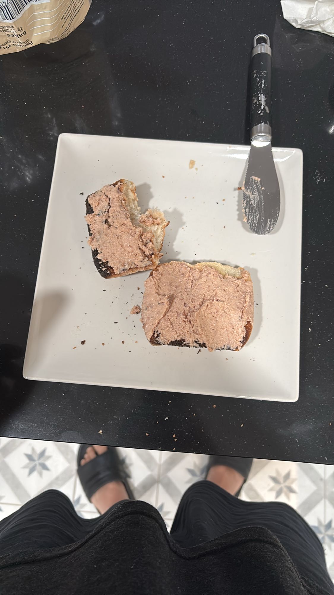 Pan con paté