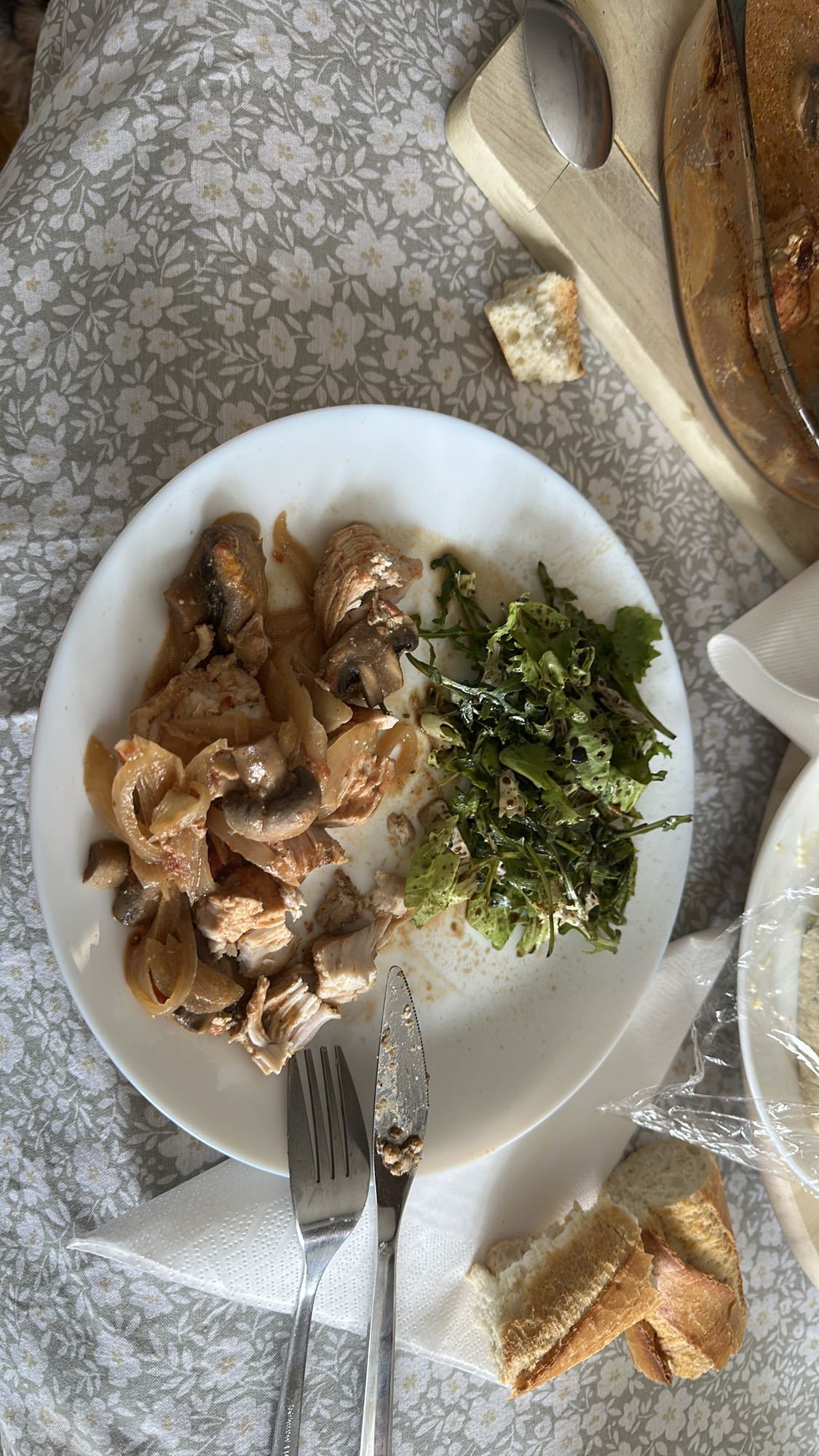 Chicken veggie plate