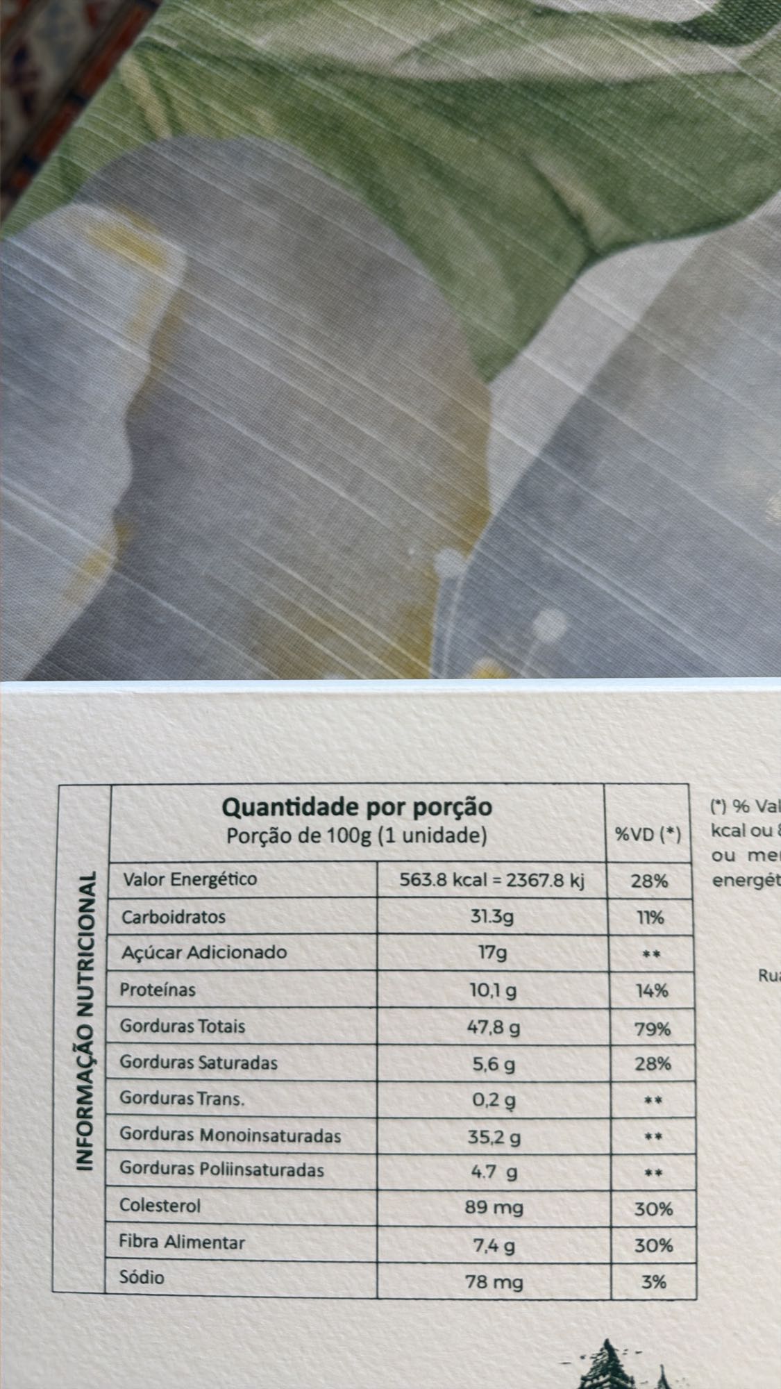 Doce energético 100g