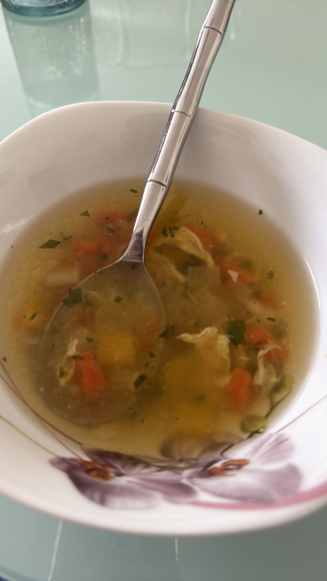 Tavuklu Sebze Çorbası