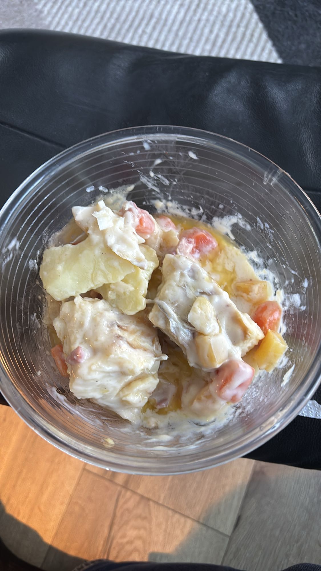 Potetsalat med kylling