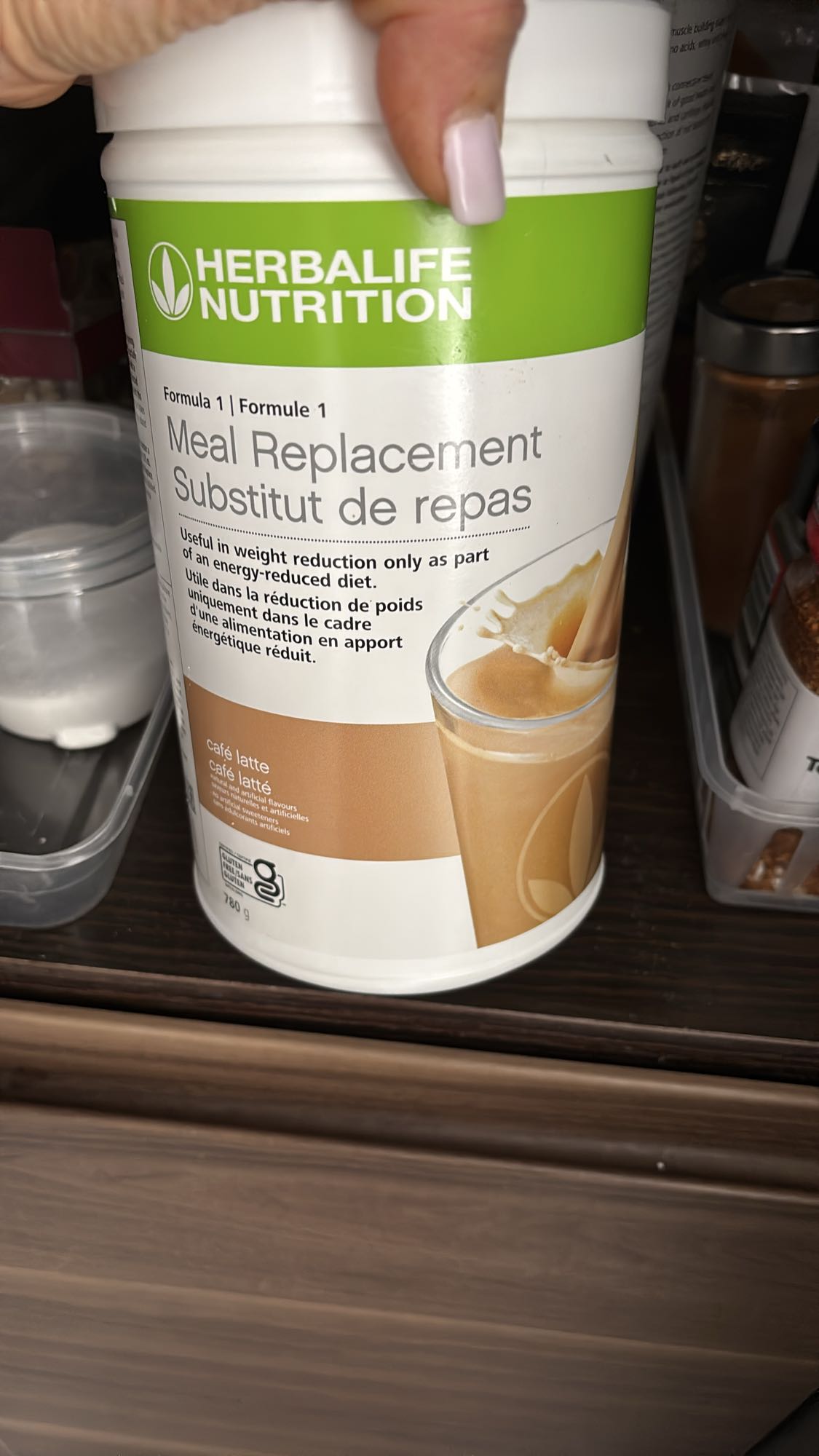 Substitut de repas café latté