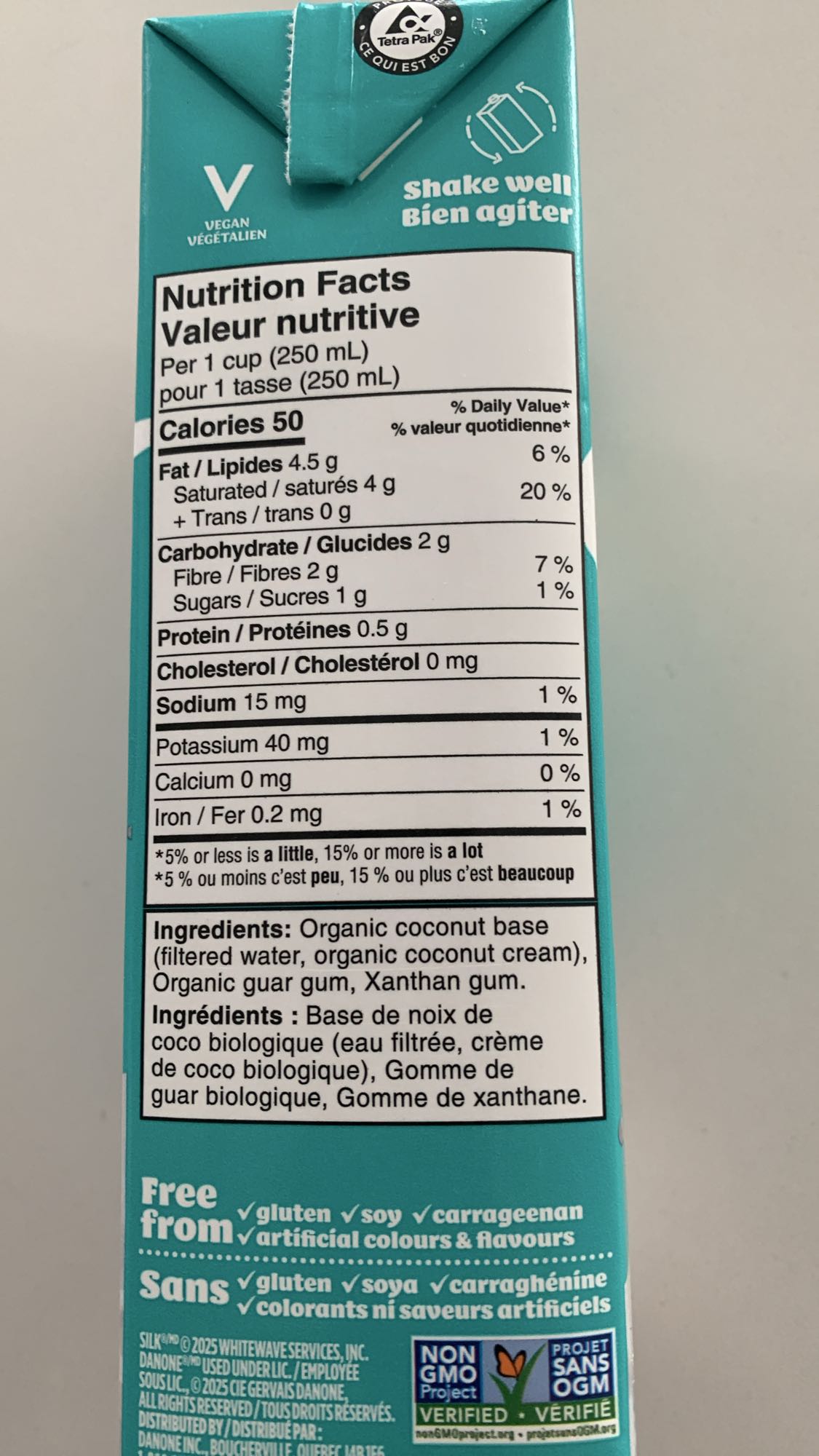 Lait de coco biologique