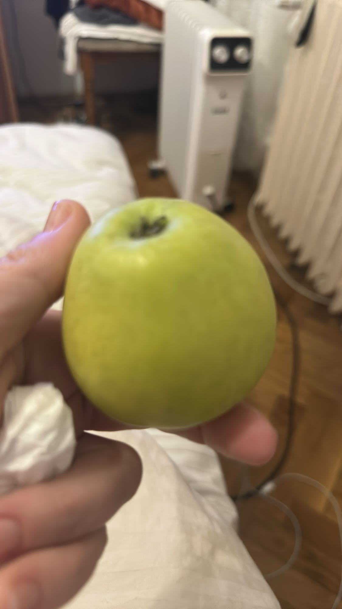 Green apple snack