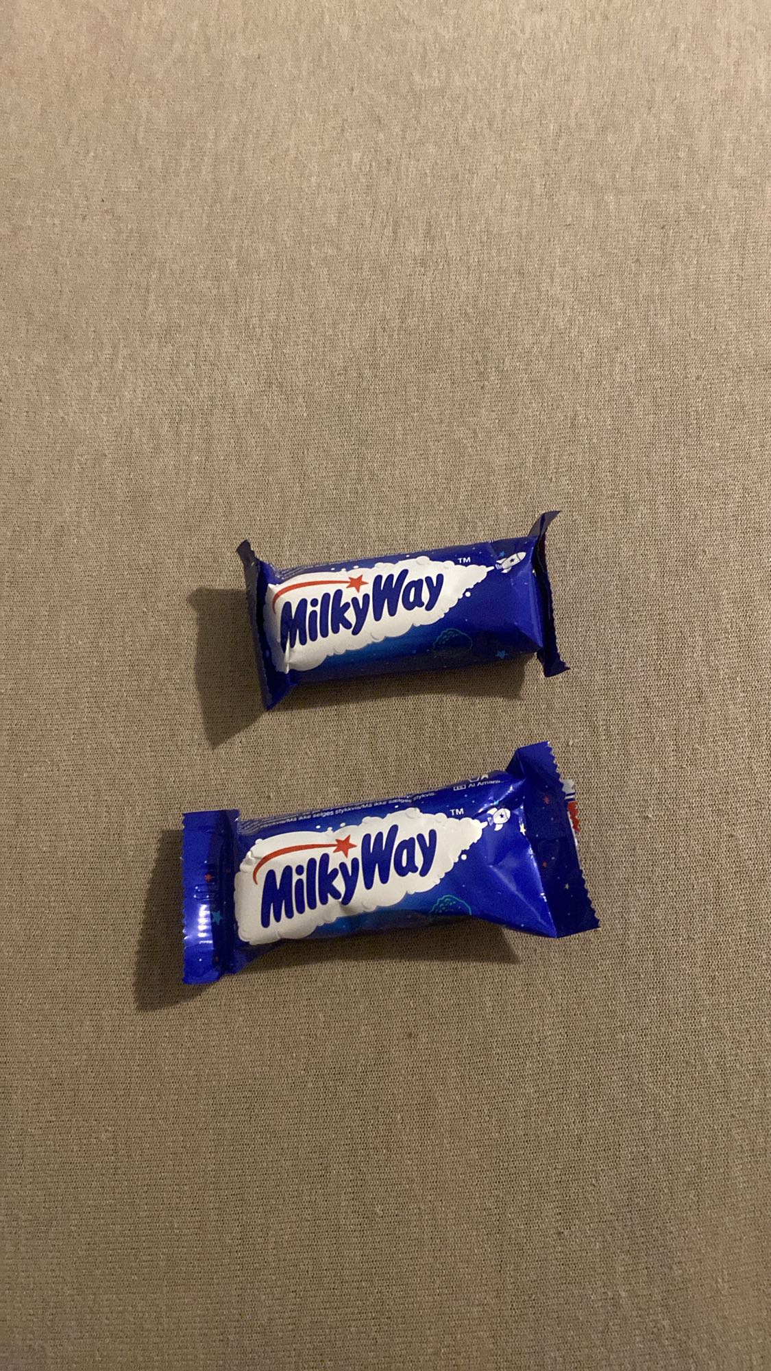 Dwa batony Milky Way