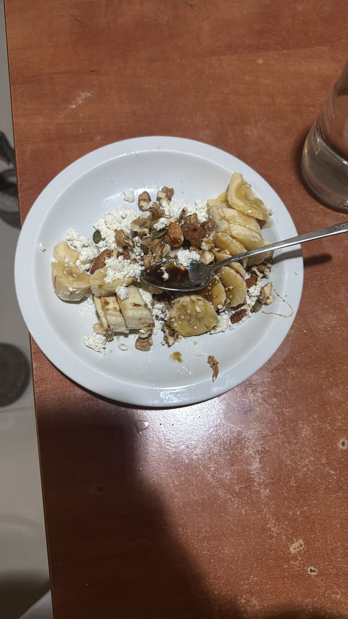 Cottage cheese banana bowl