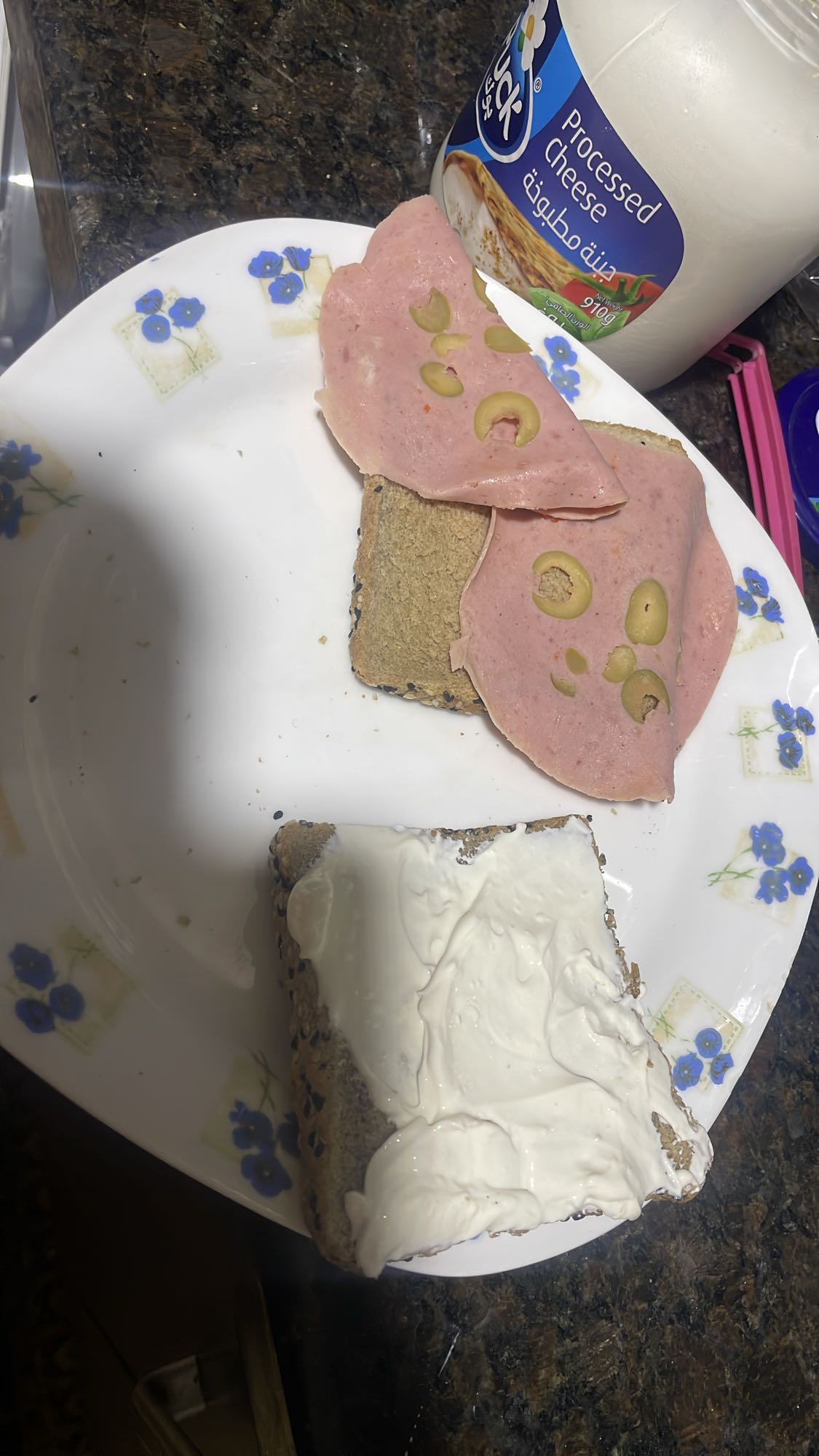 Cheese & Mortadella Sandwich