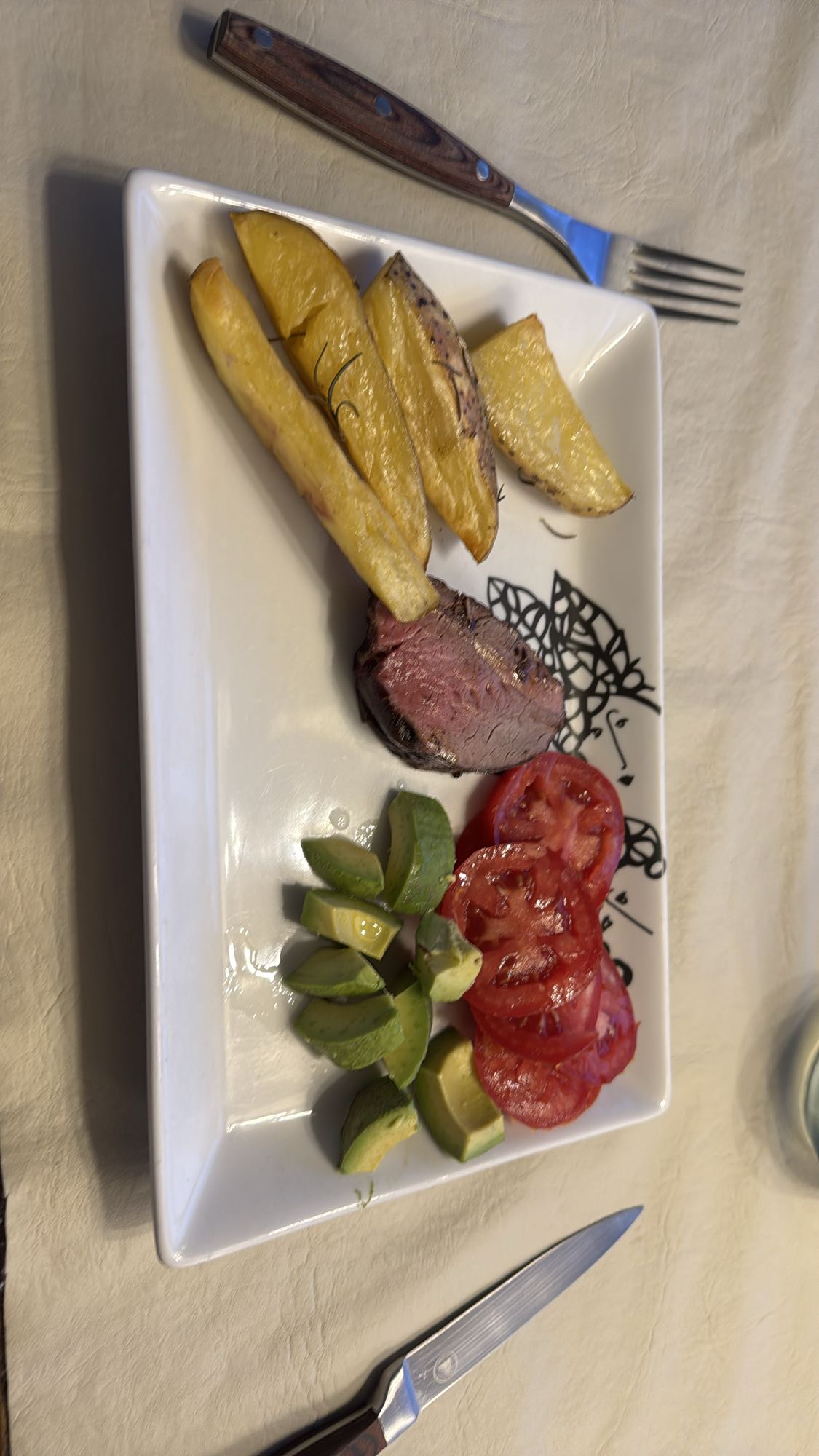 Carne con papas y verduras