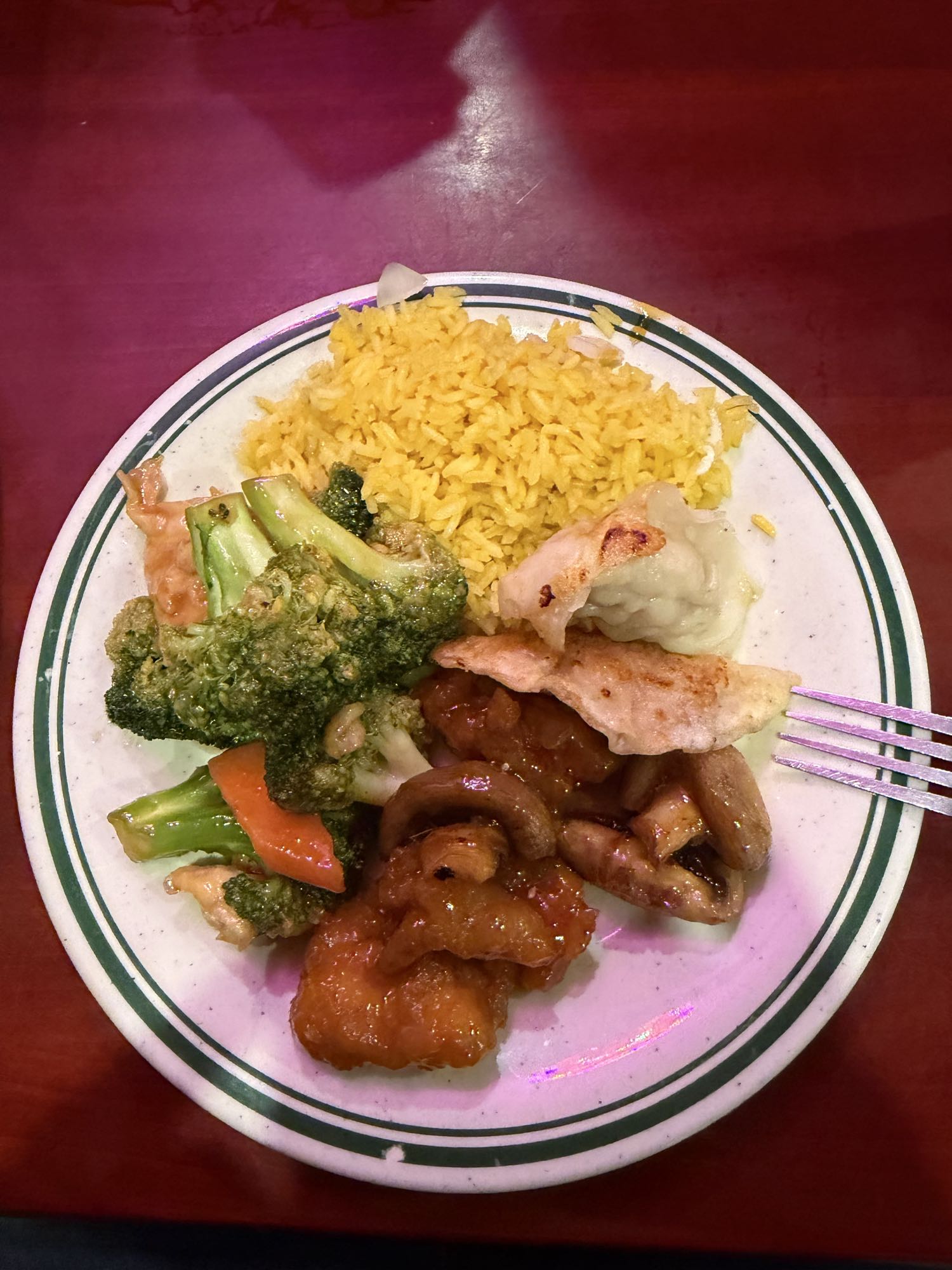 Asian Combo Plate