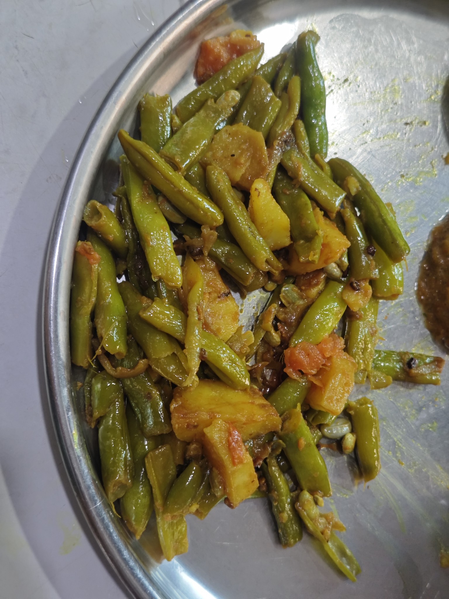Potato Green Bean Sabzi