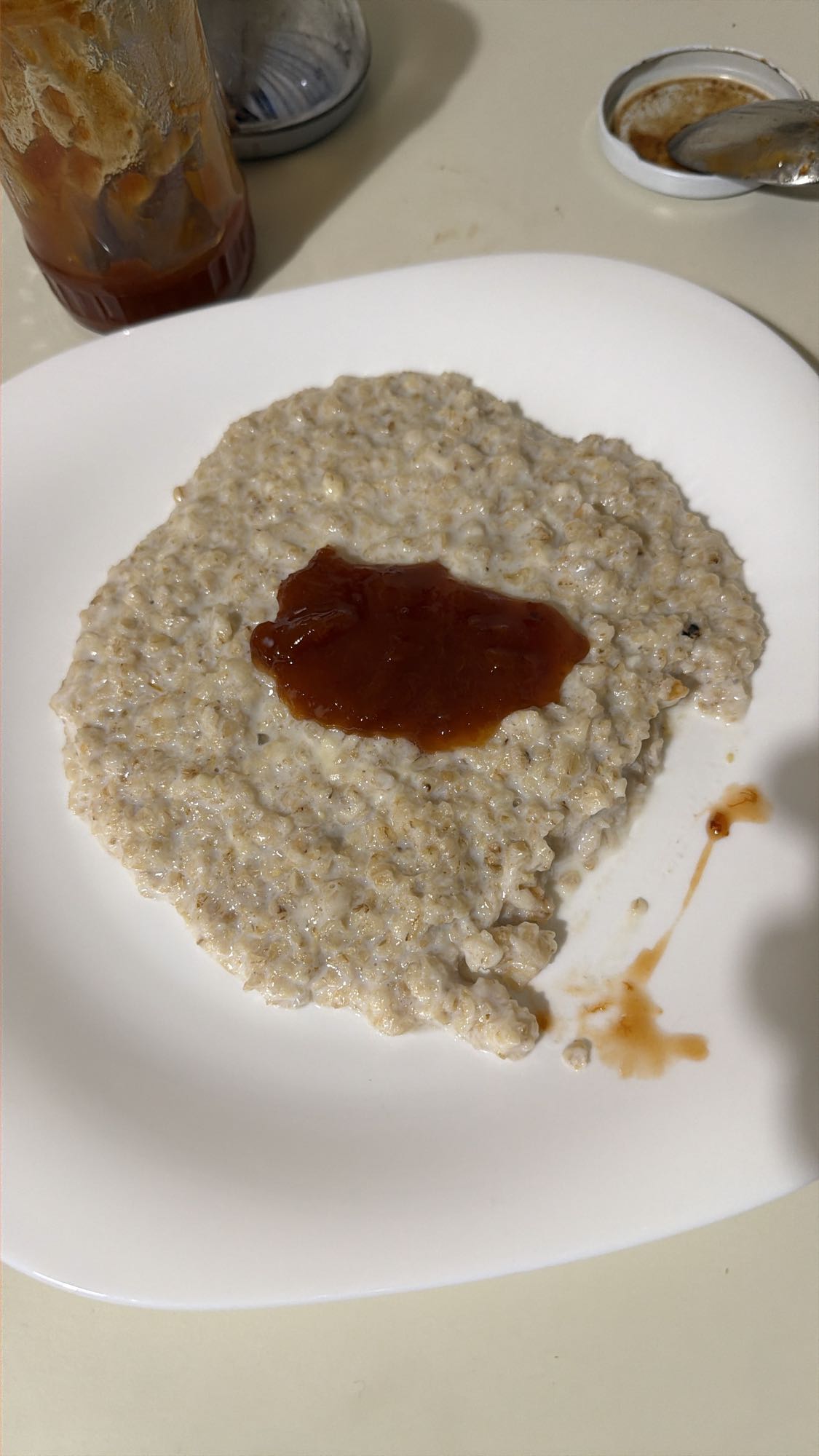 Terci de ovăz cu gem