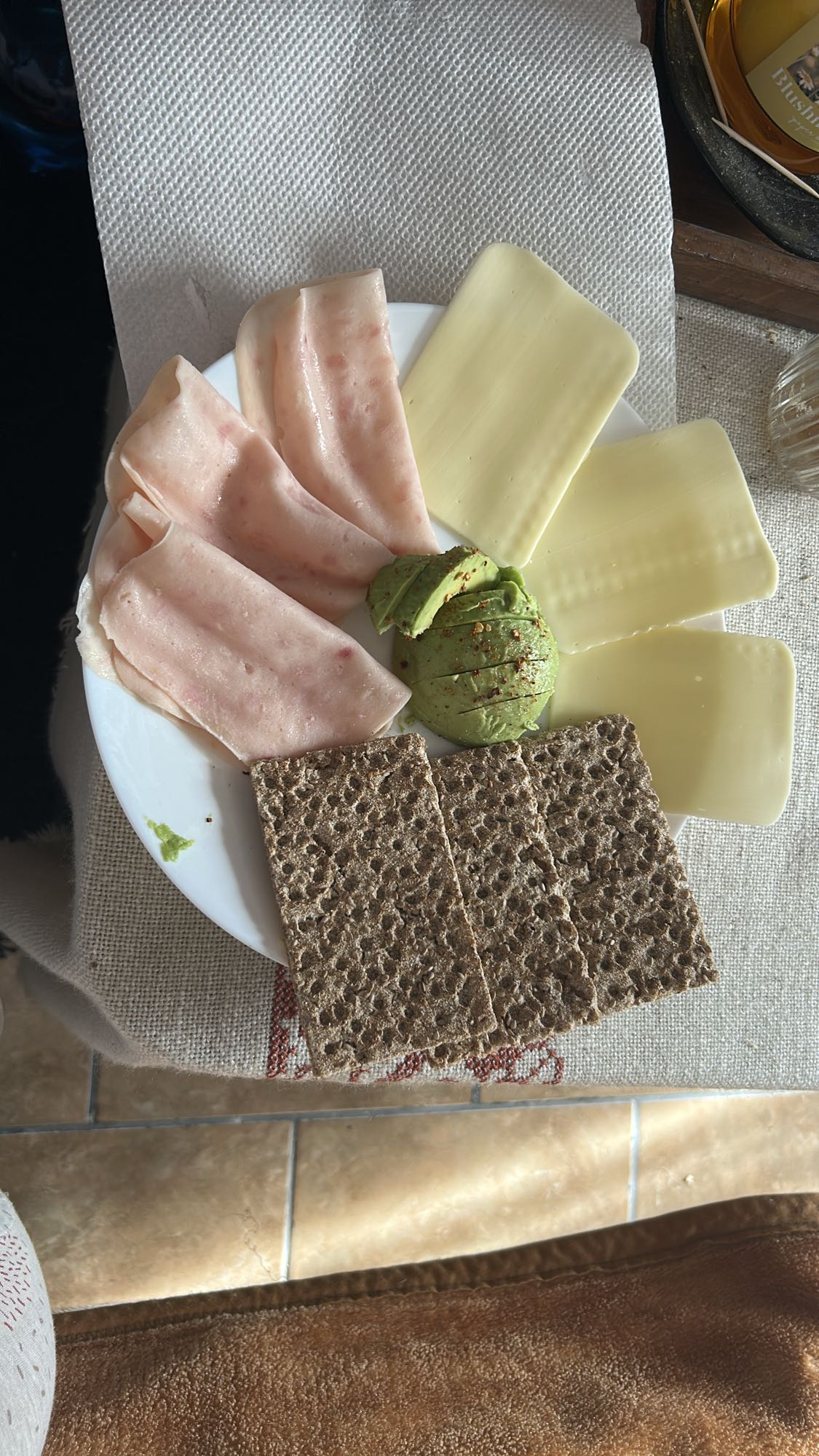 Platou mic dejun crocant