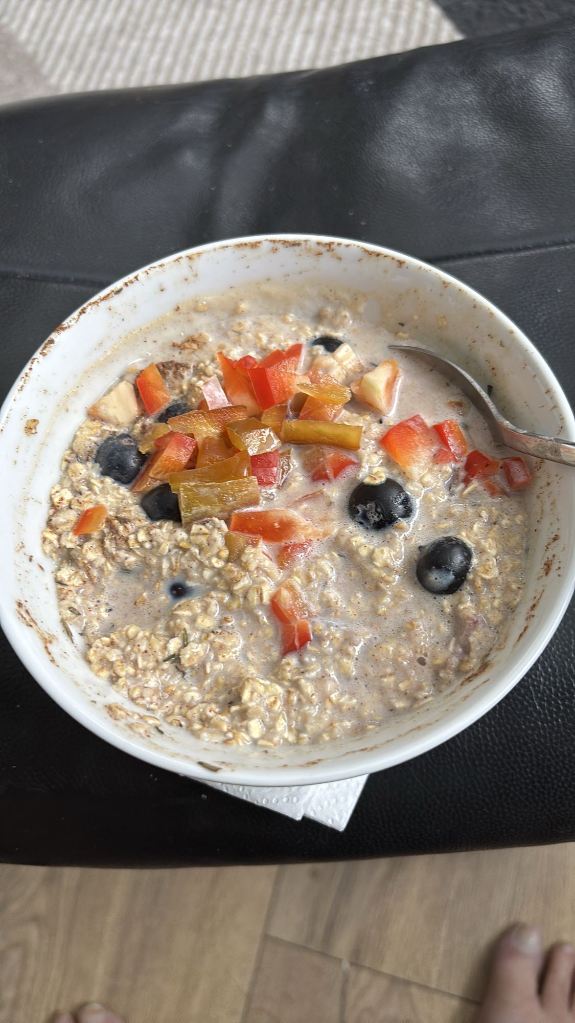 Havregrøt med frukt