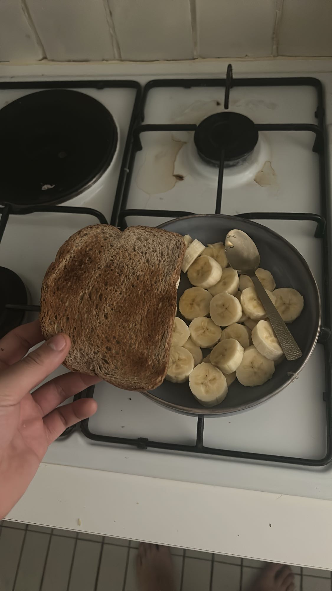 Toast complet et banane