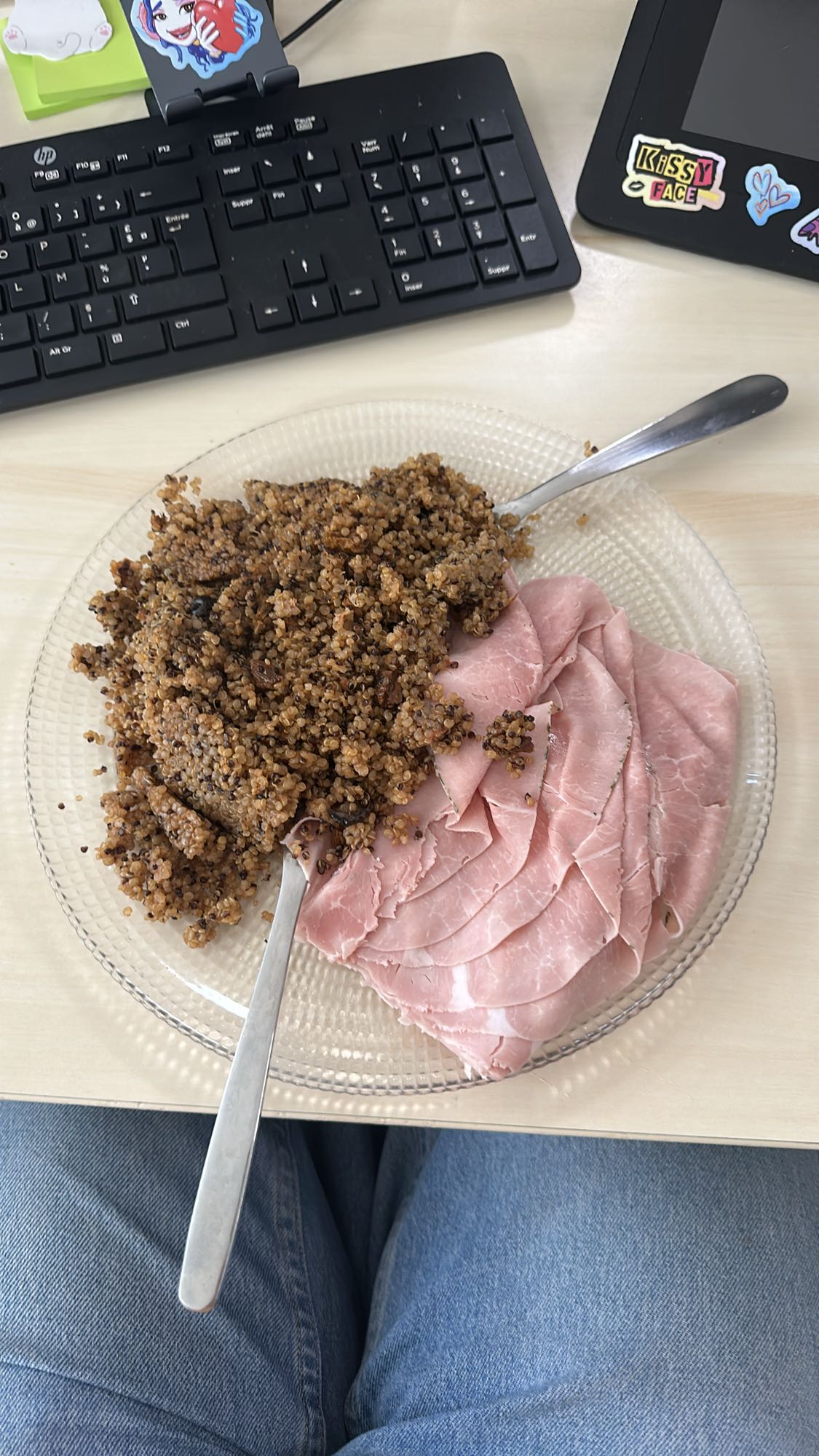 Quinoa et jambon