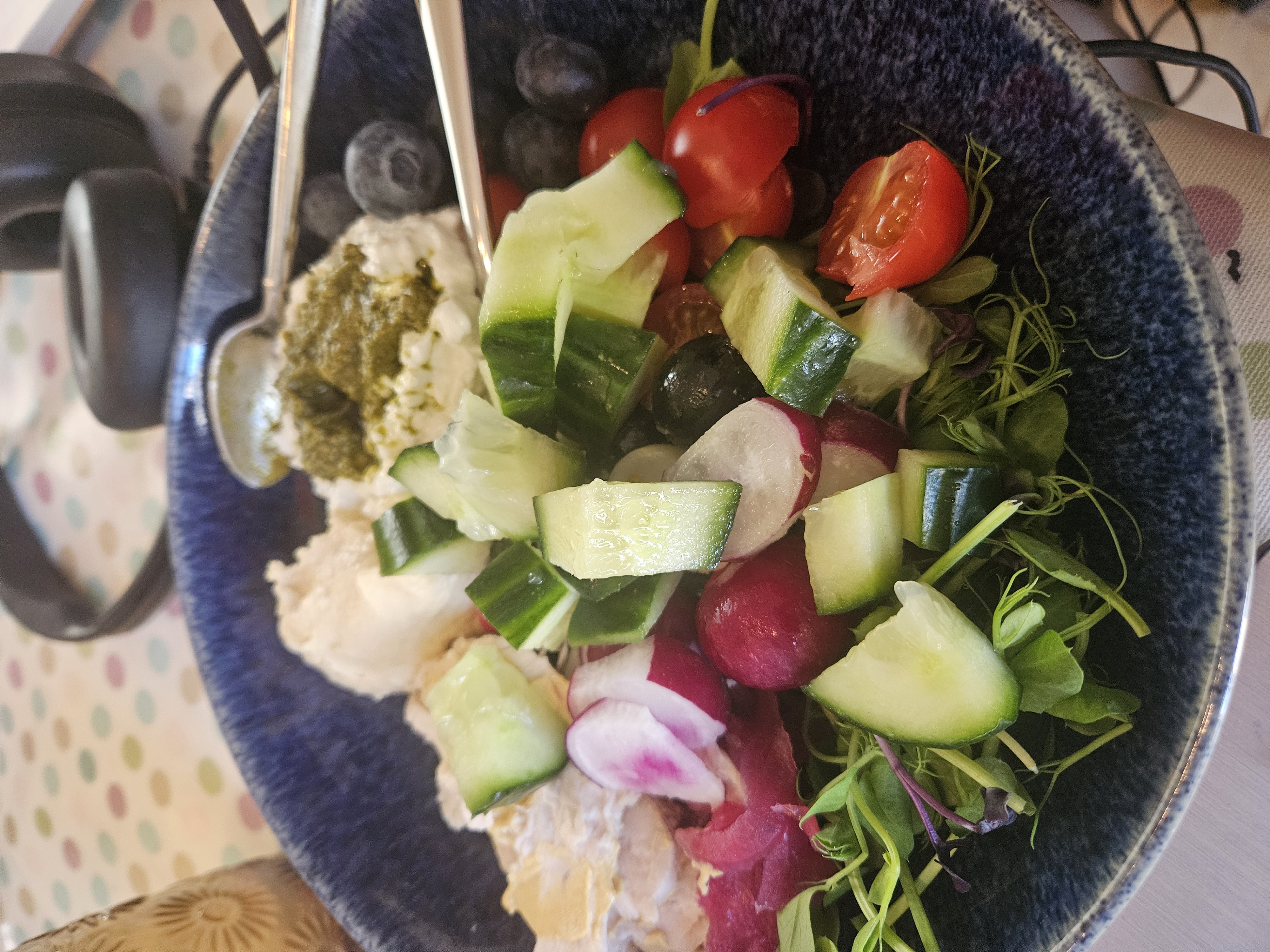 Fresh veggie cottage bowl