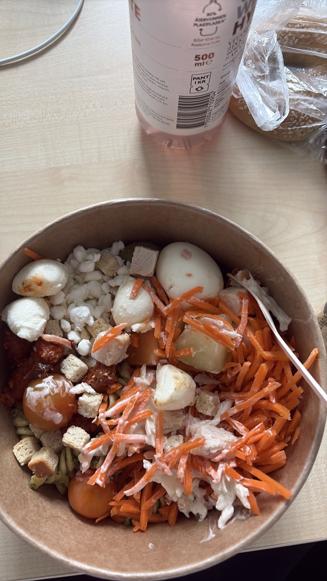 Proteinrik salladsskål