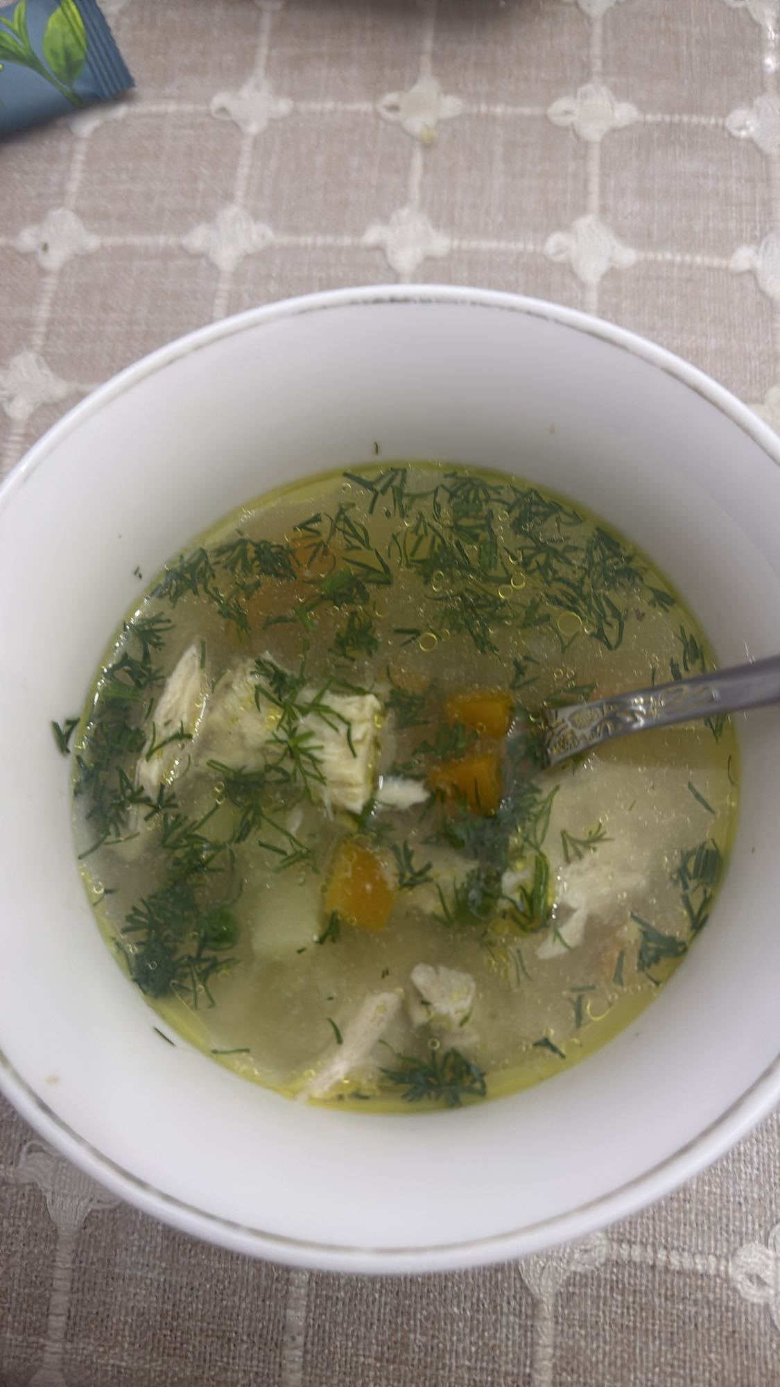Куриный суп с овощами
