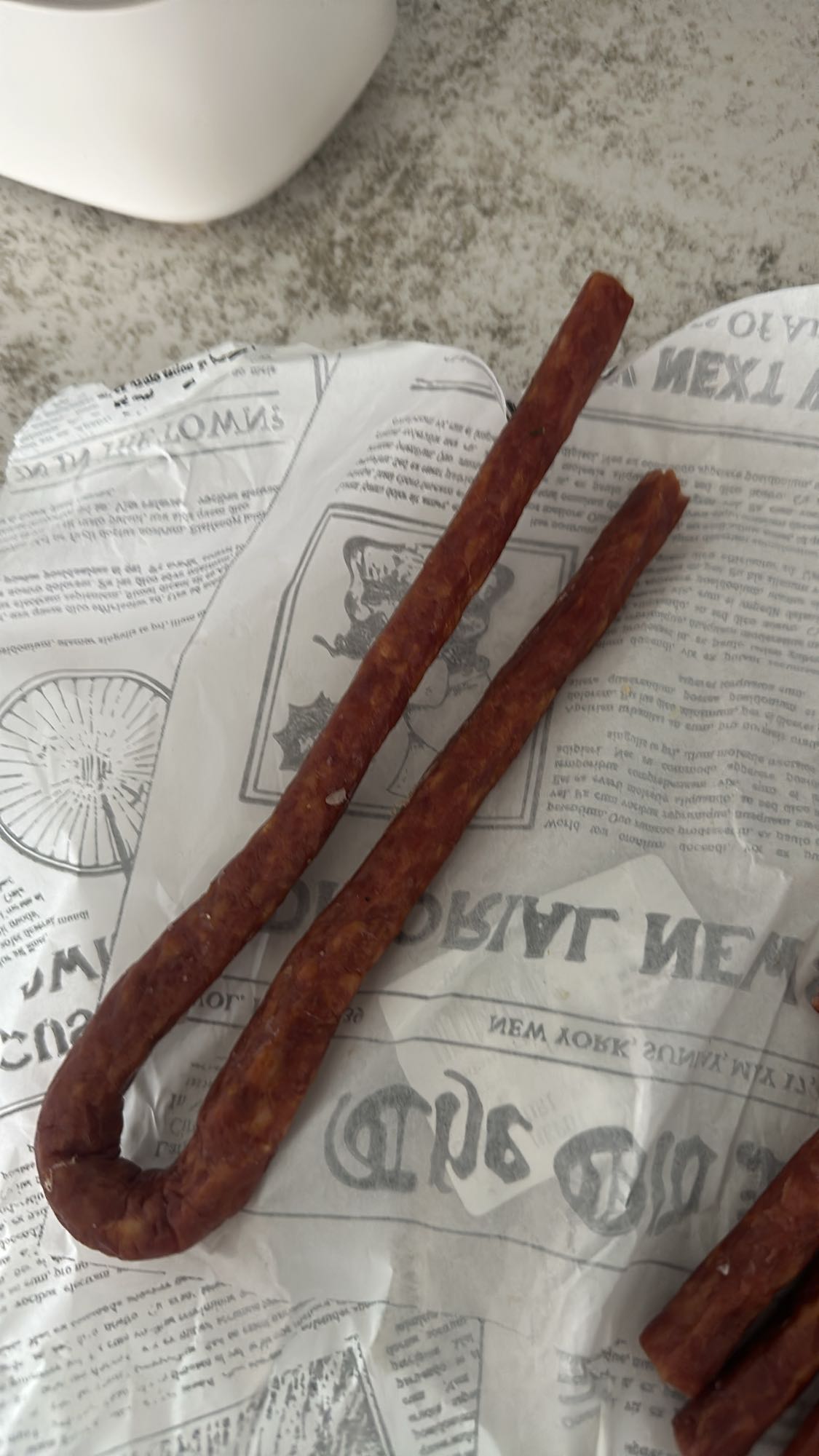 smoked sausage sticks