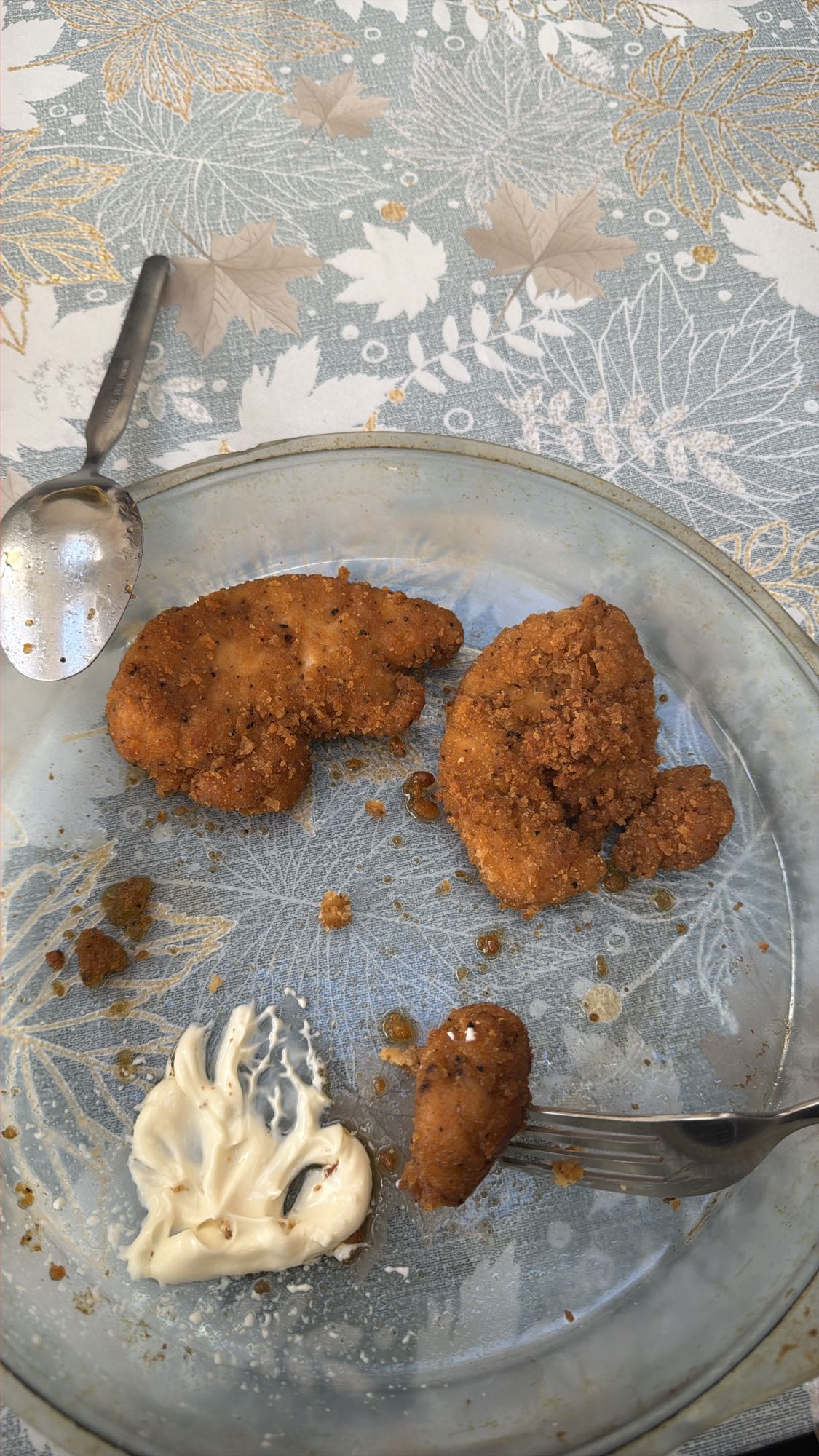 Fried chicken with mayo