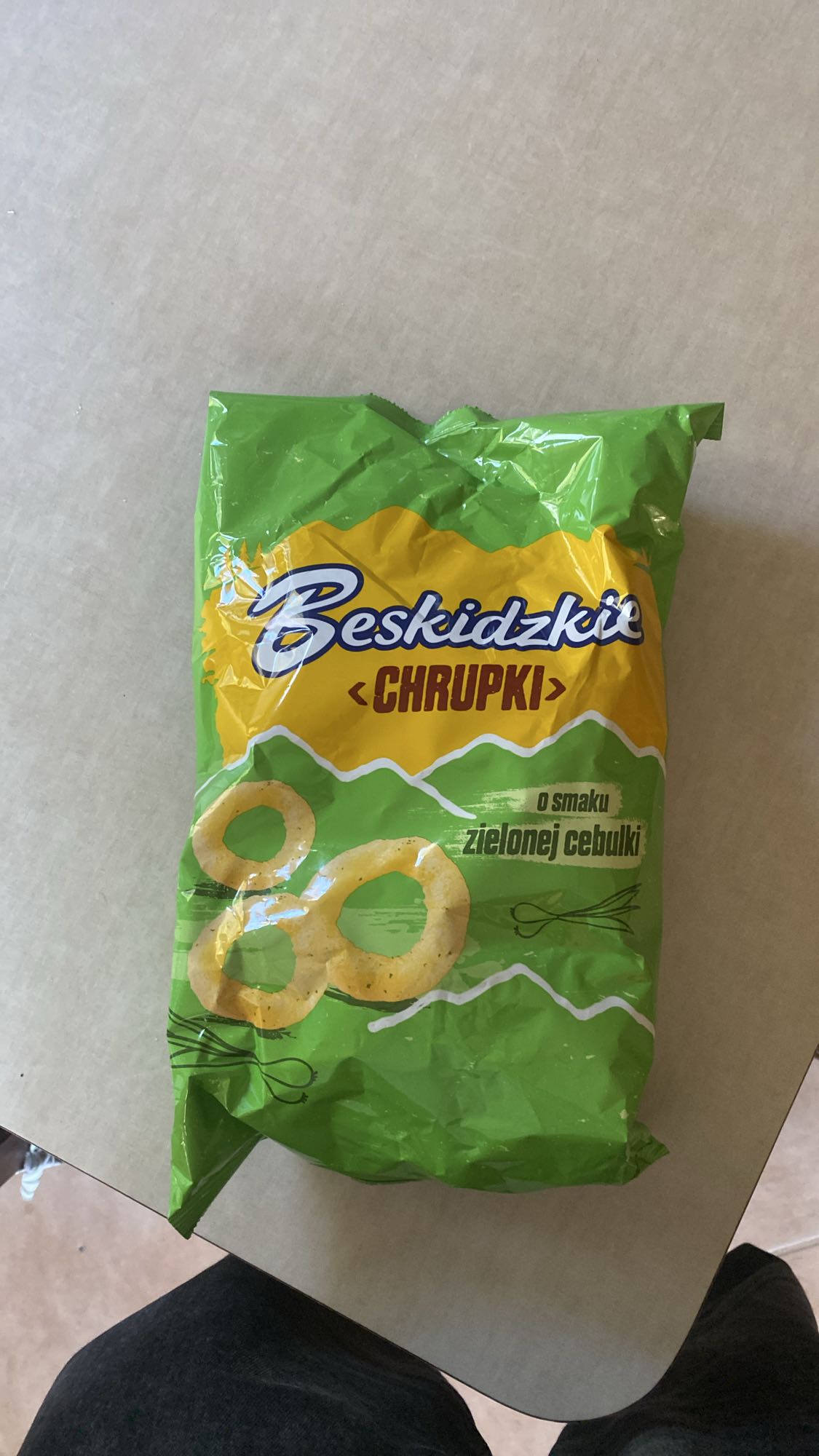 Chrupki zielona cebulka