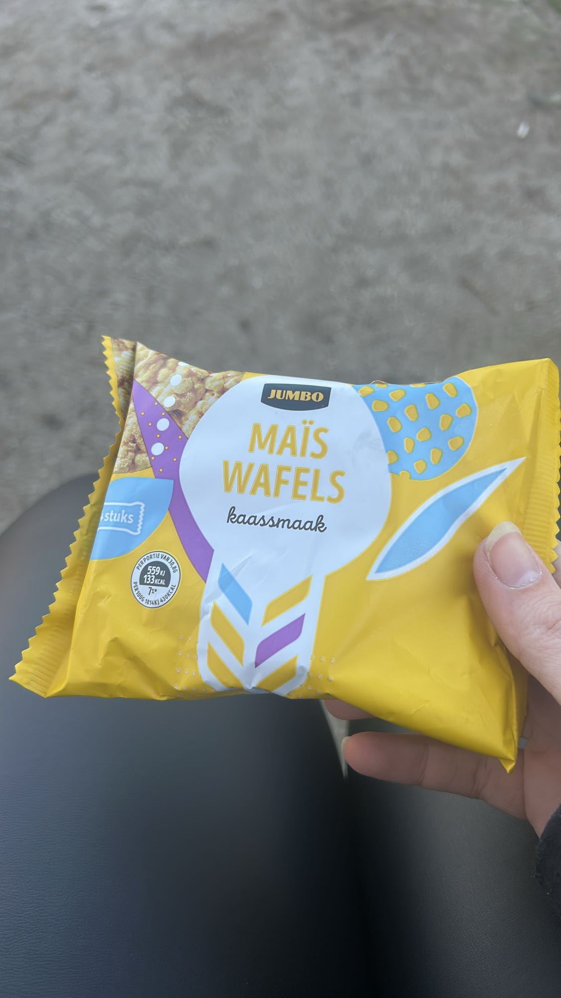 maïs wafels kaas