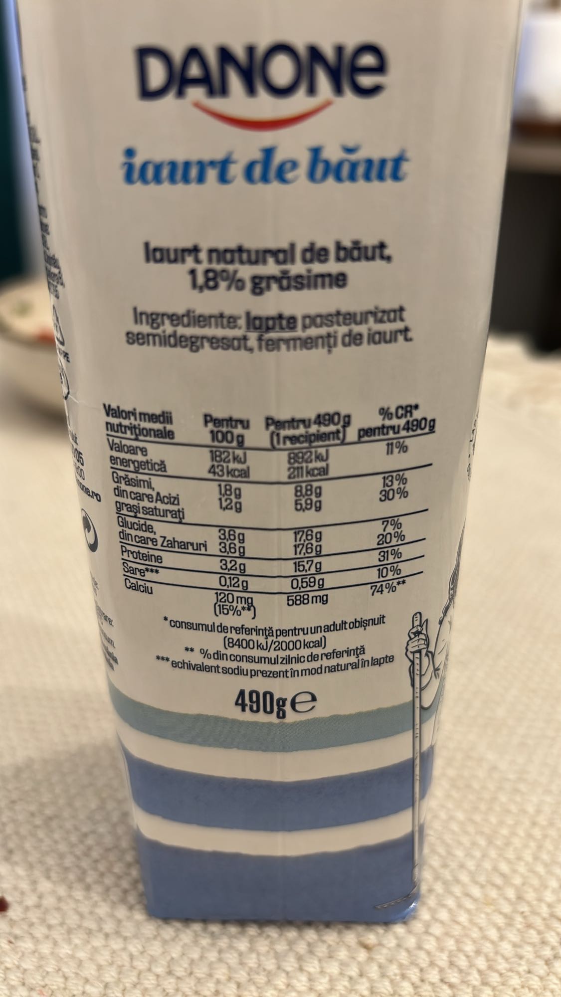 Iaurt de băut Danone