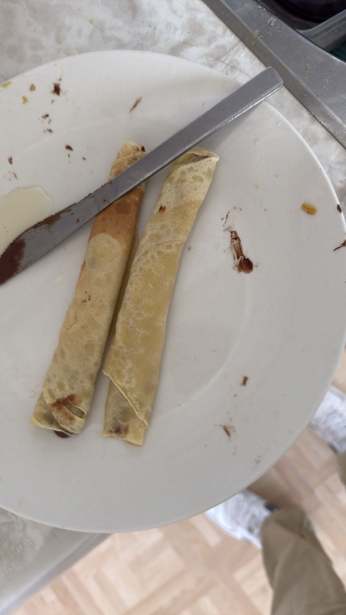 Crêpes au chocolat
