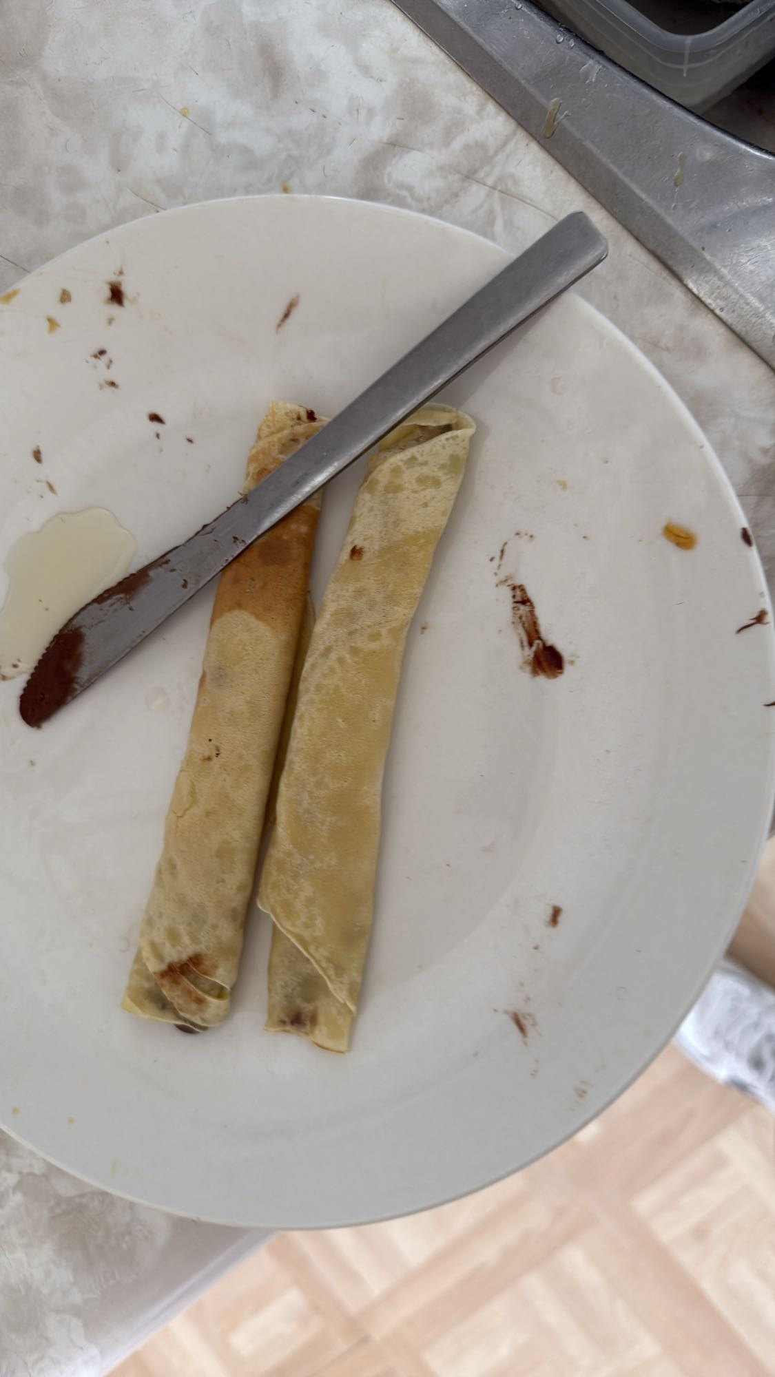 Crêpes au chocolat