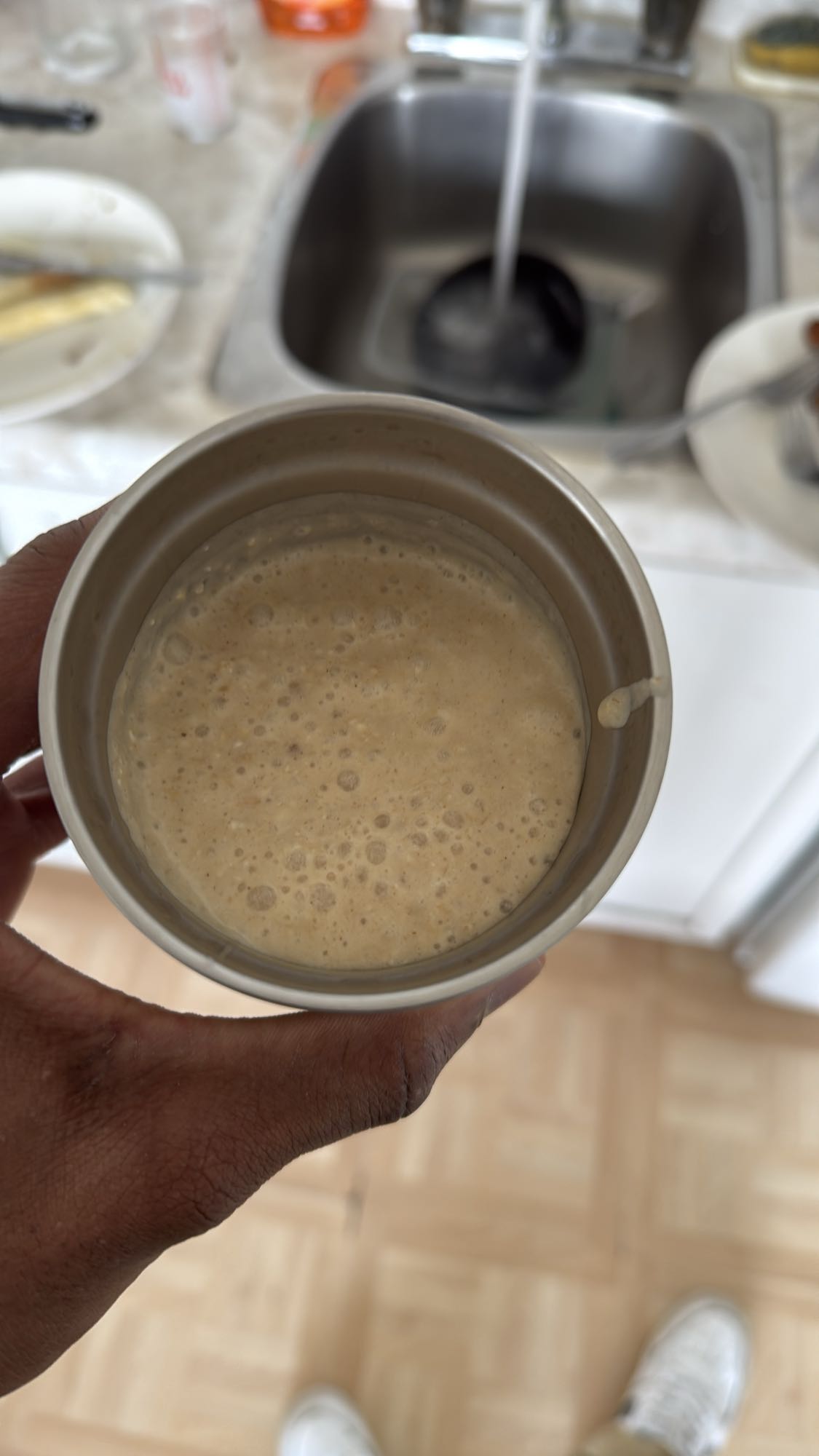 Smoothie banane lait