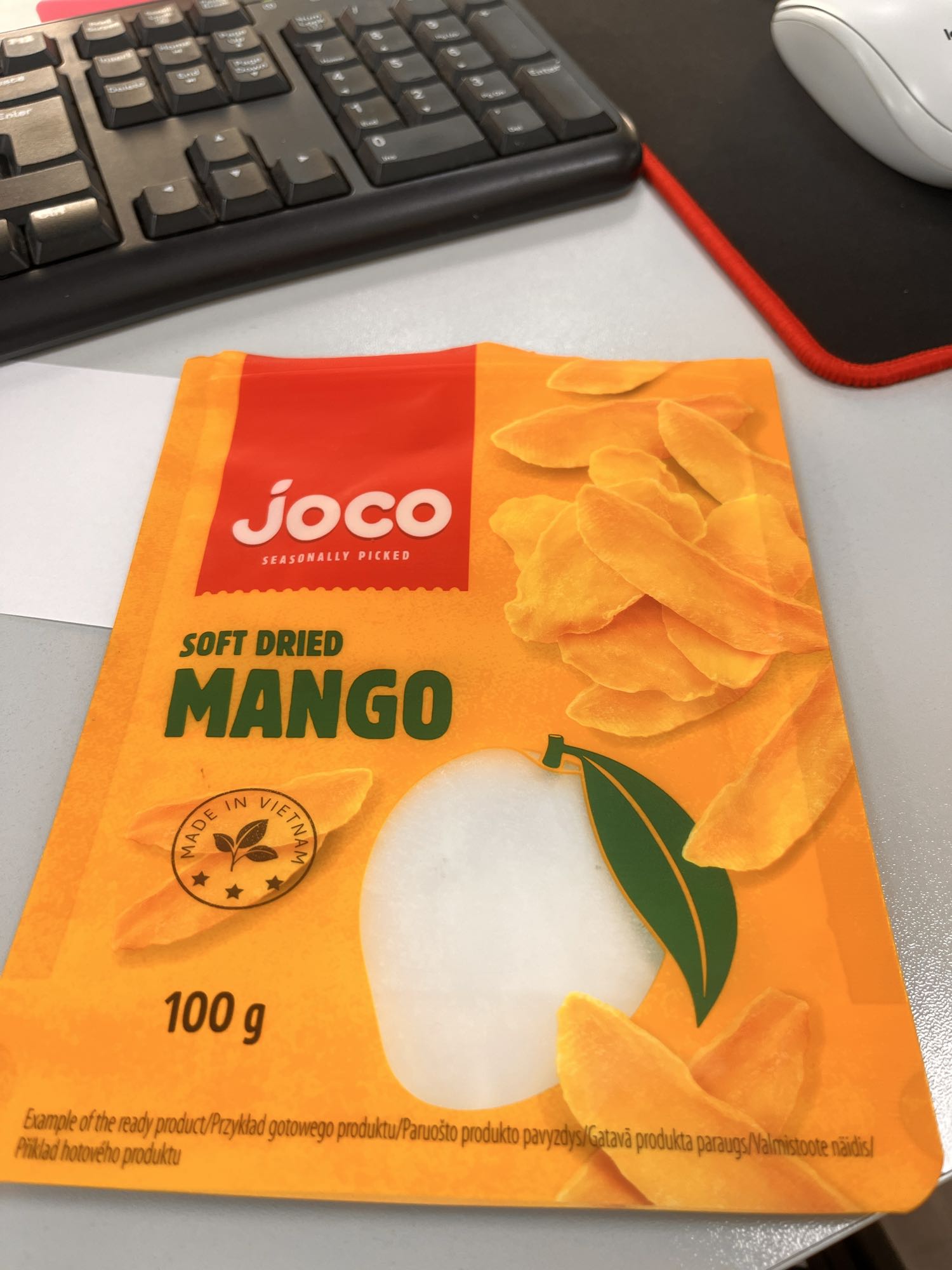 Сушёное манго