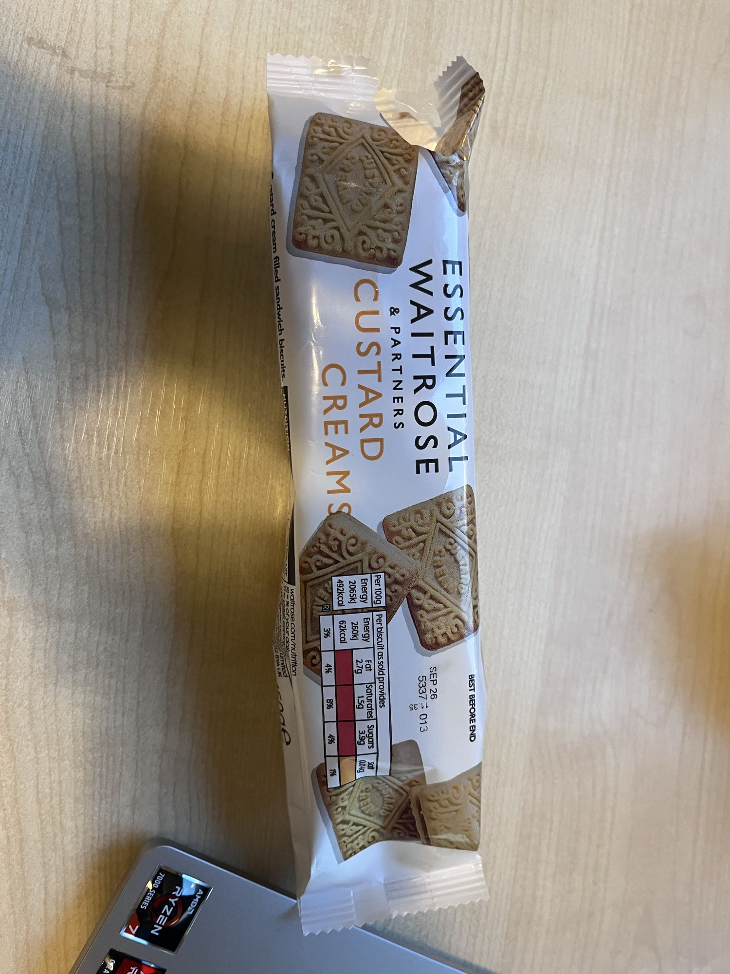 Custard Cream Biscuits