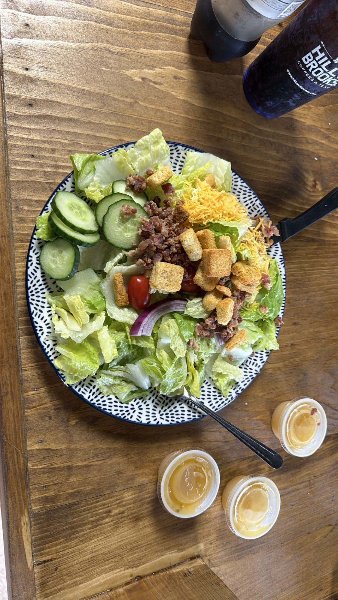 Salad with Bacon & Cheese