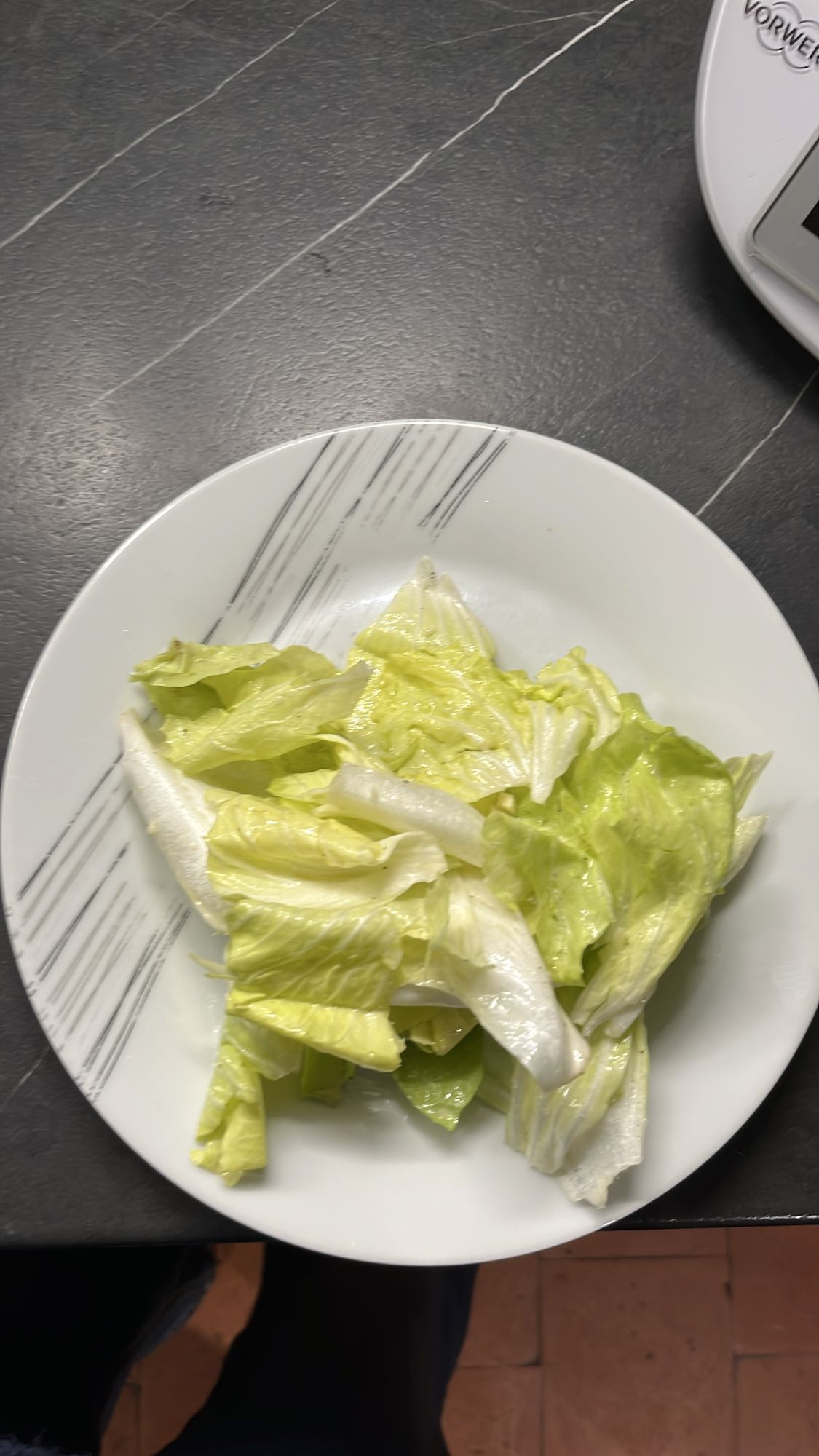 Salade de laitue simple