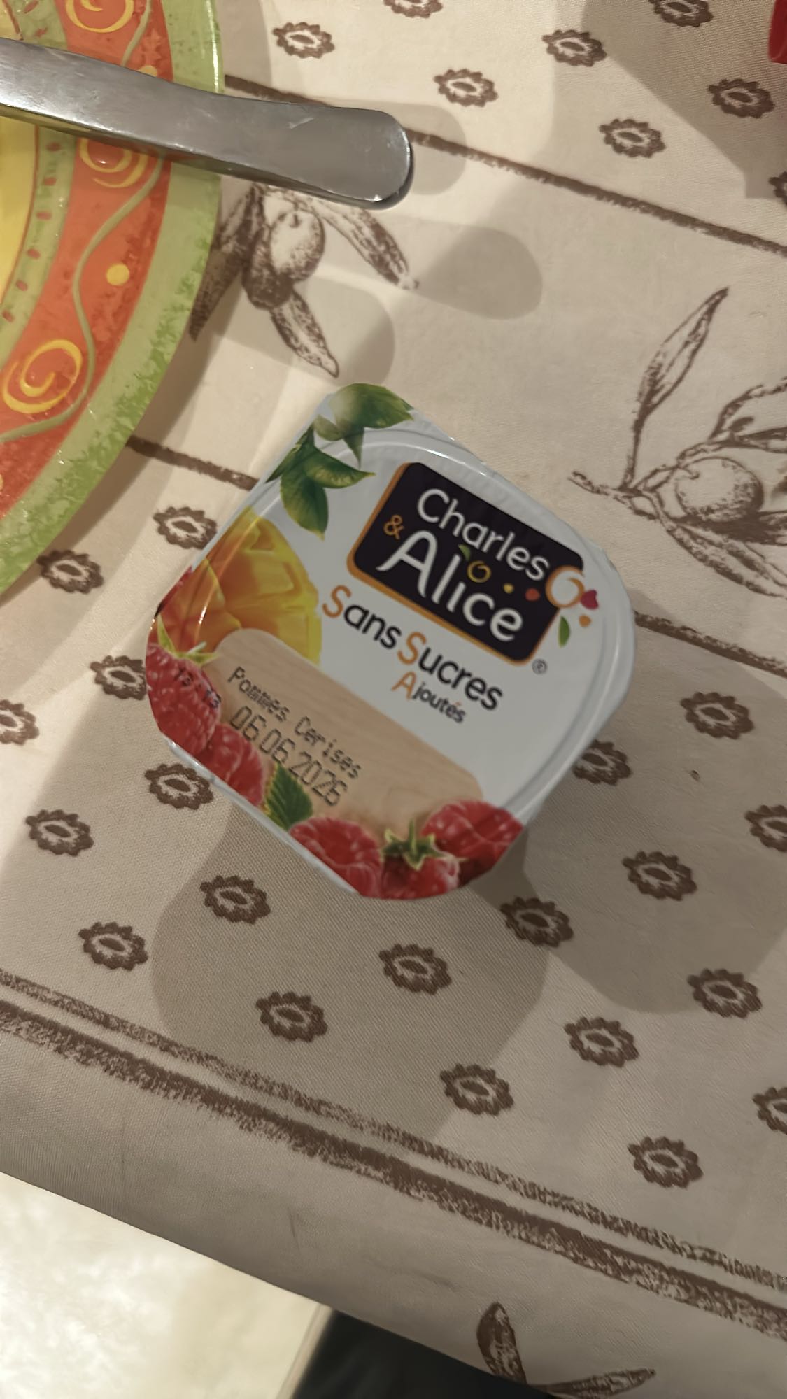 Compote pommes cerises