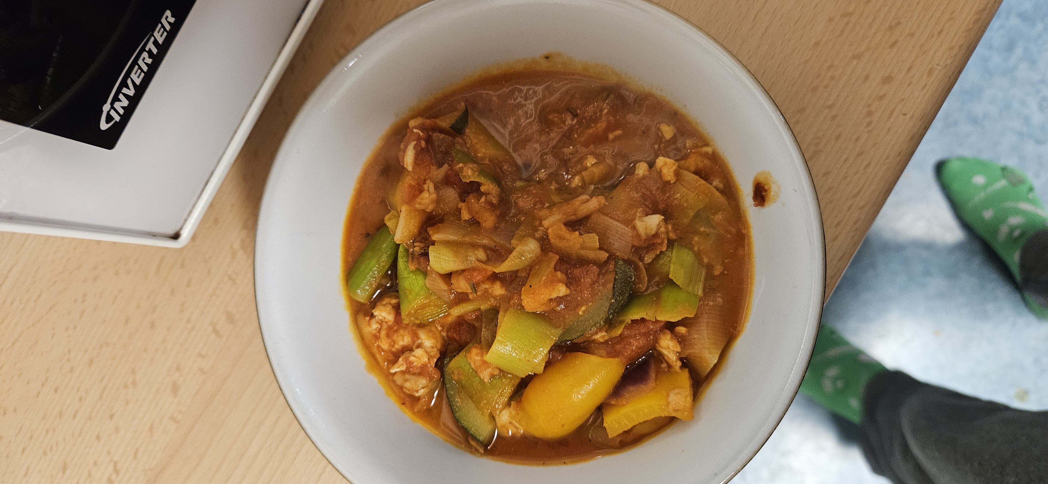 Vegetable stew with chicken