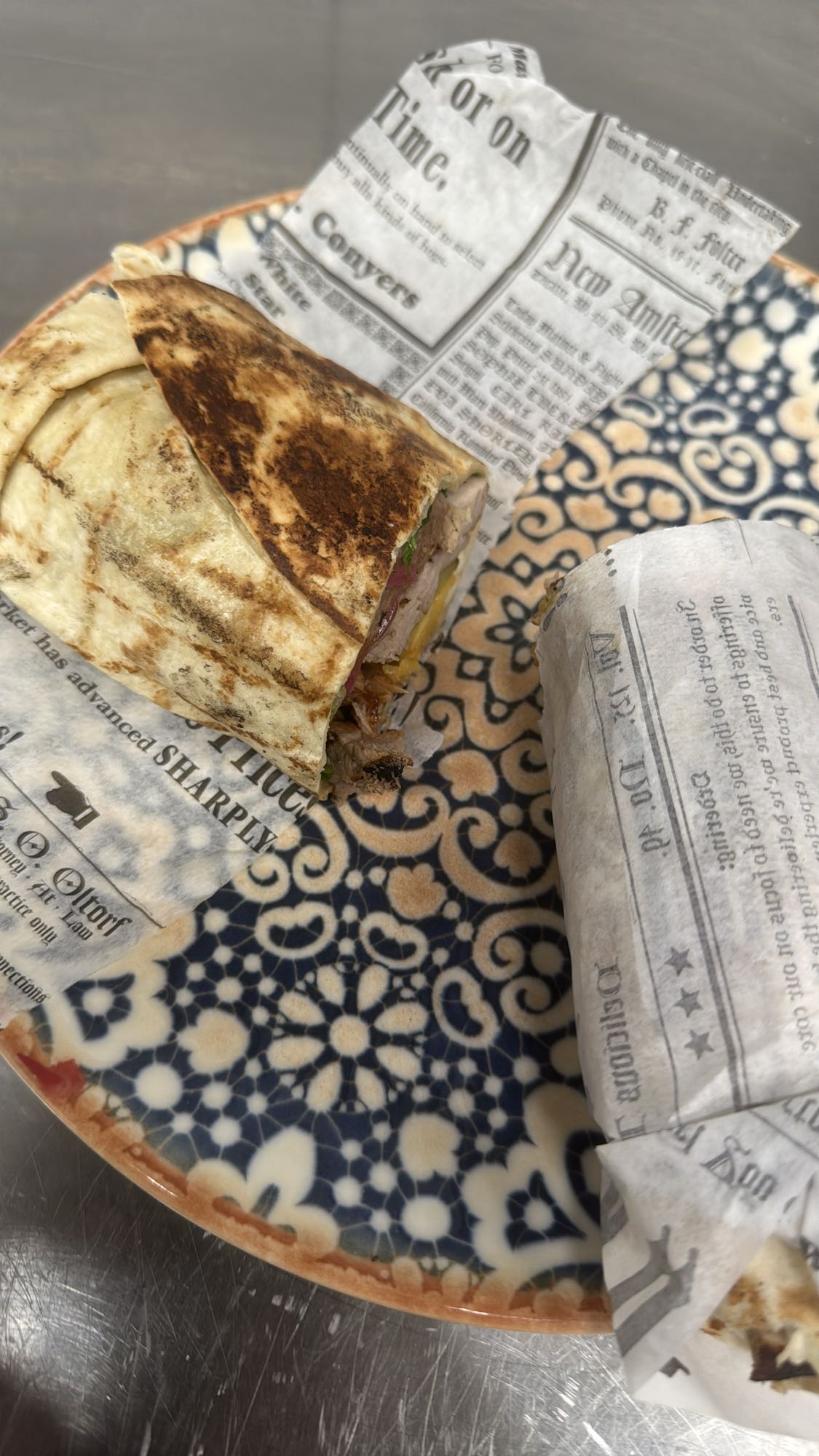 Grillad kebabrulle