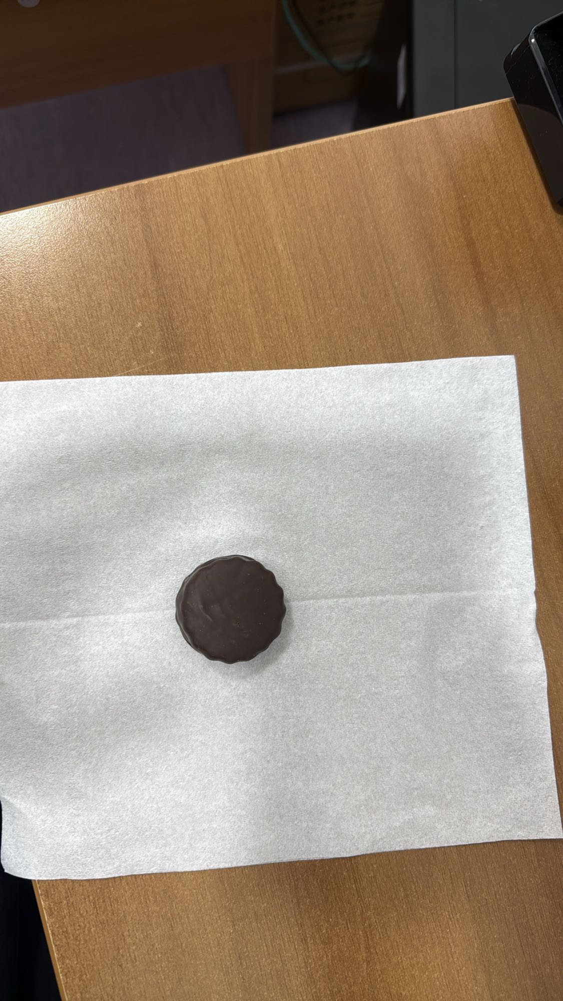 chocolate covered biscuit