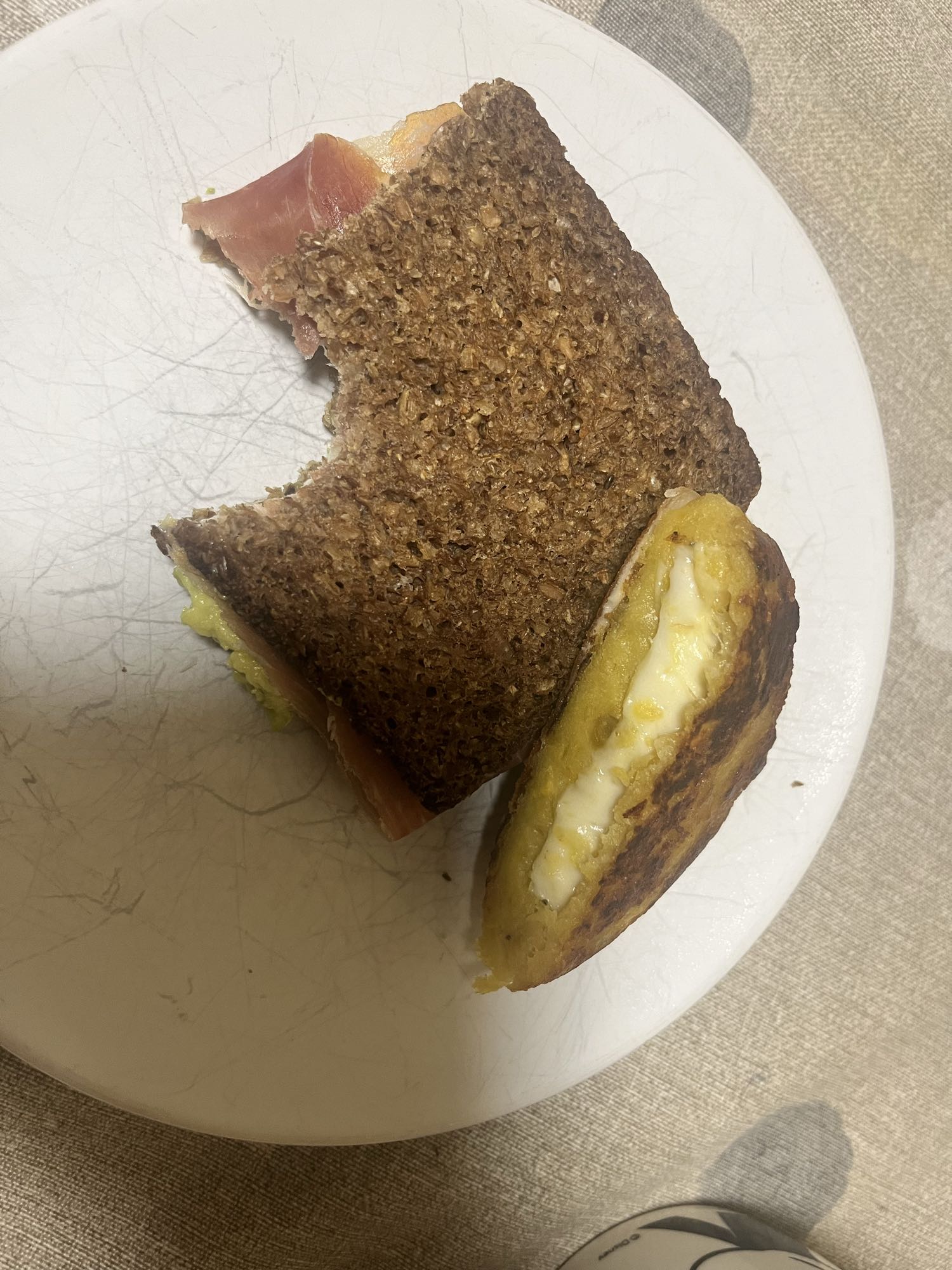 Sandwich integral y arepa