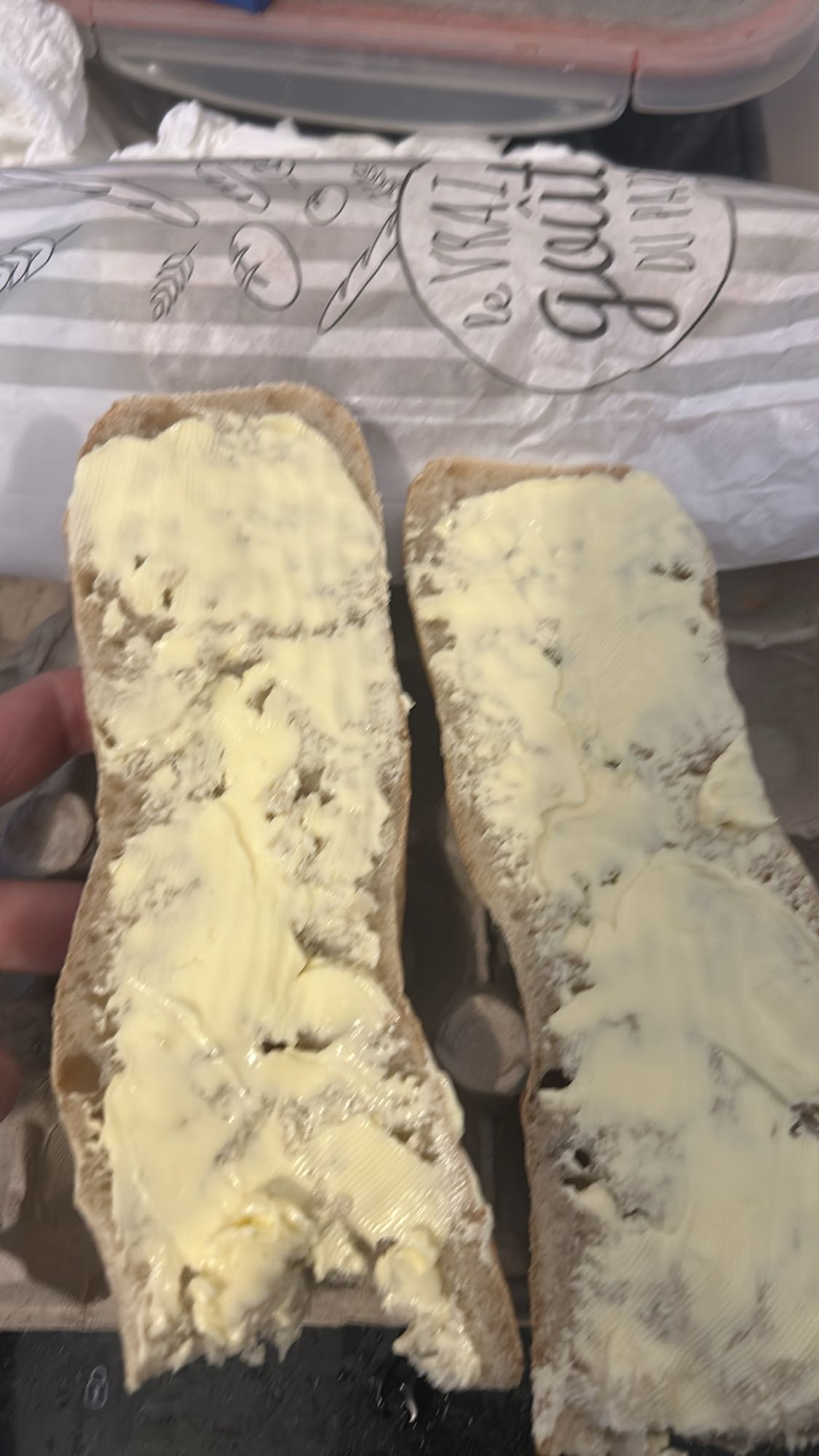 Baguette au beurre