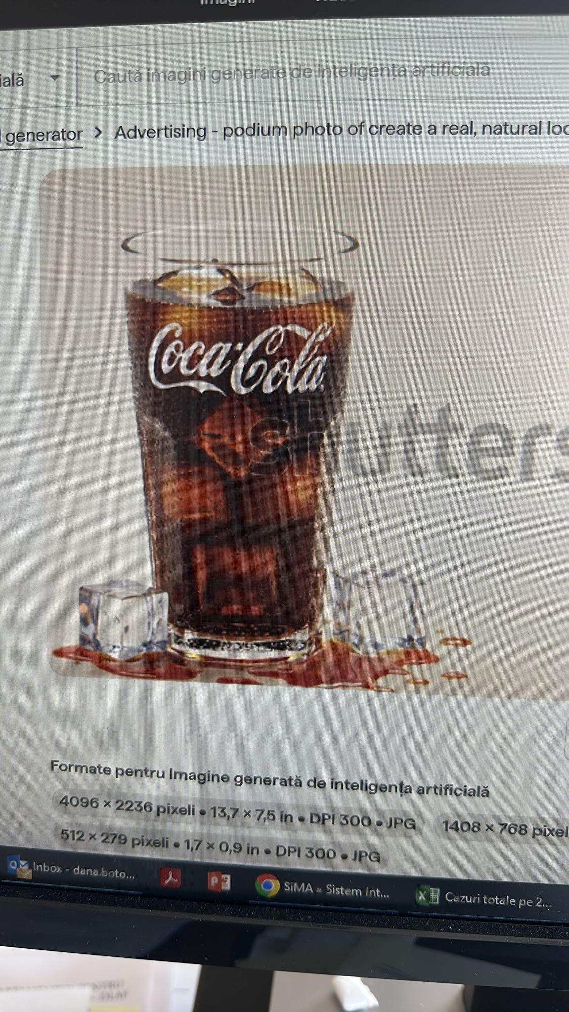 Glass of Coca-Cola