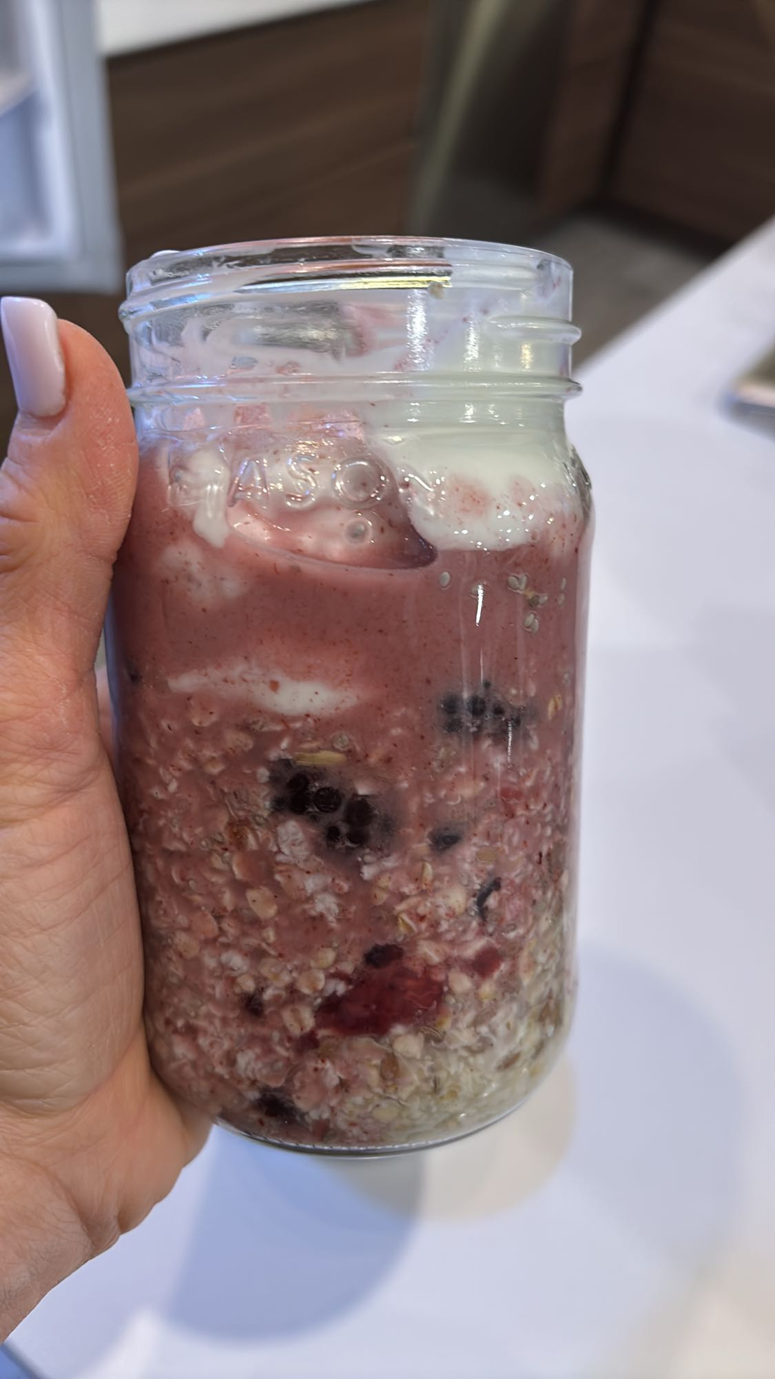 Gruau aux fruits rouges