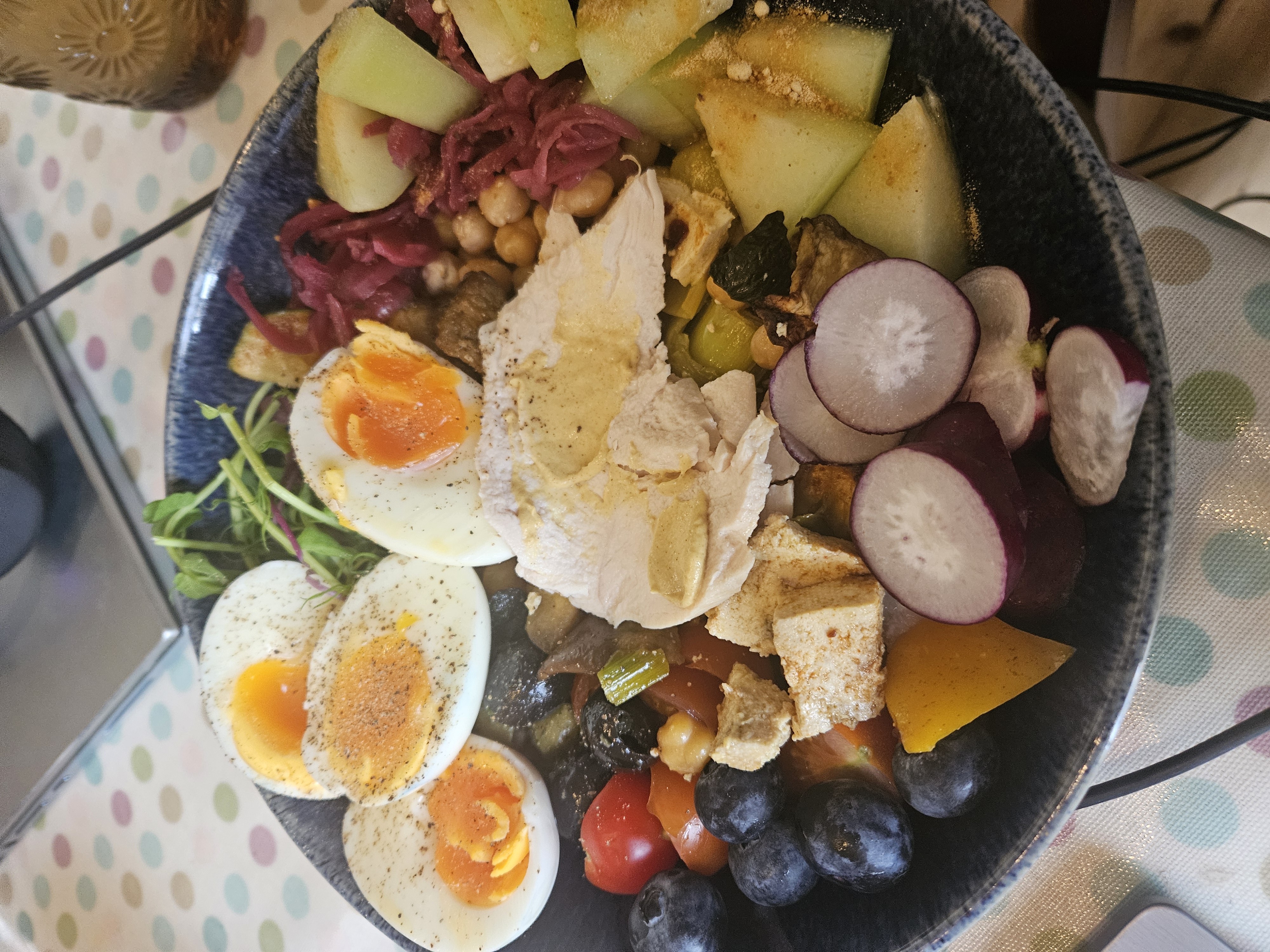 Egg Veggie Protein Bowl