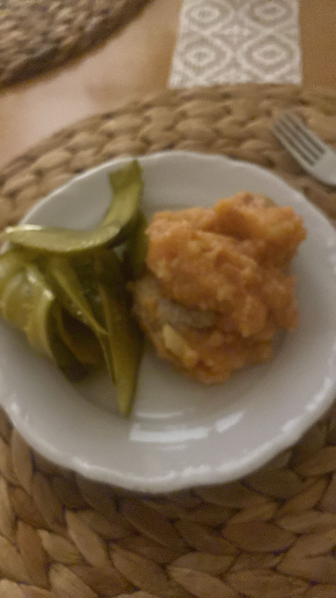 puree z kurczakiem i fasolką