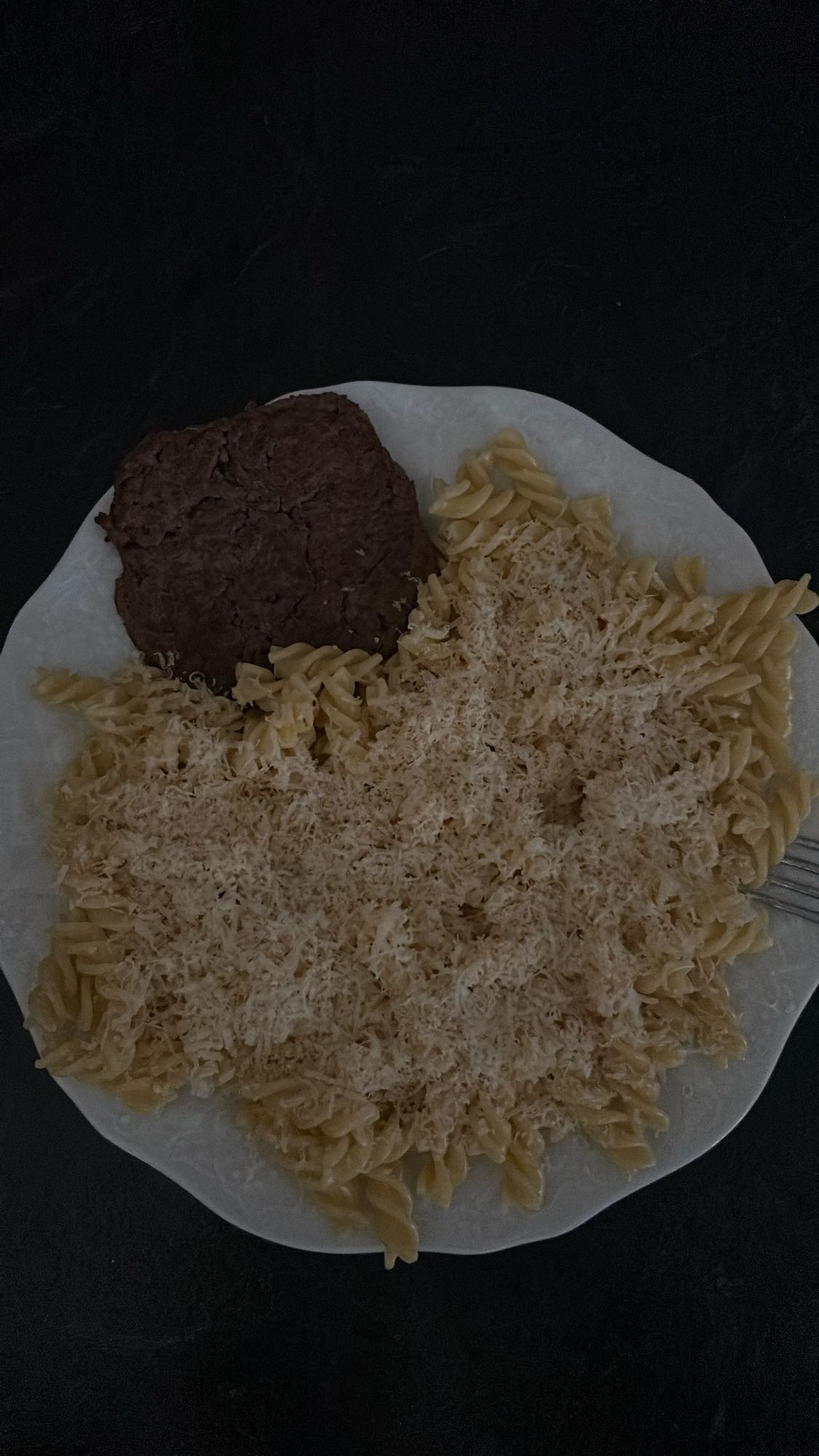 Pâtes au steak et fromage