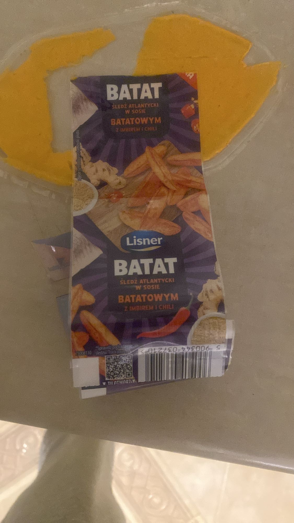 Śledź w sosie batatowym