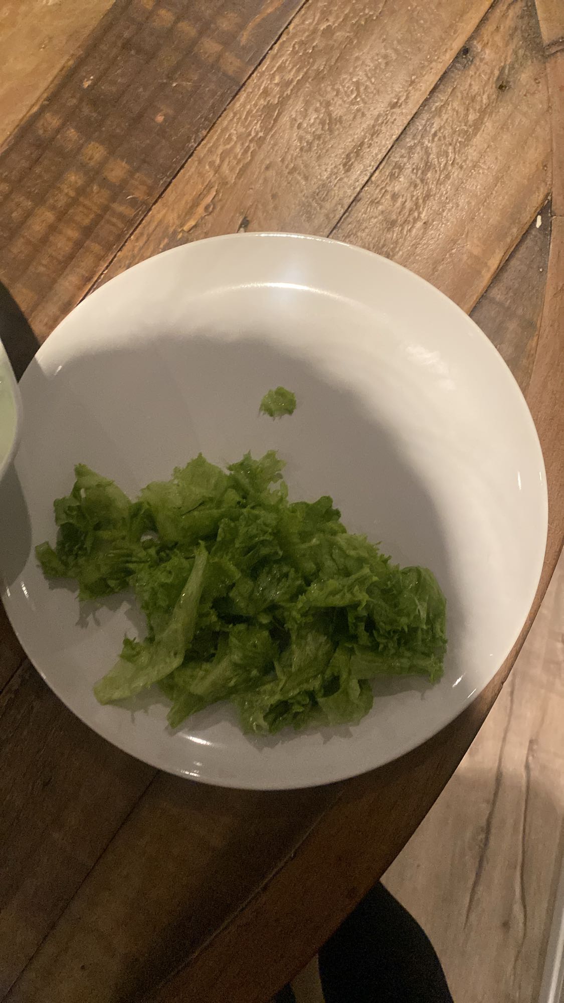 Enkel salladstallrik