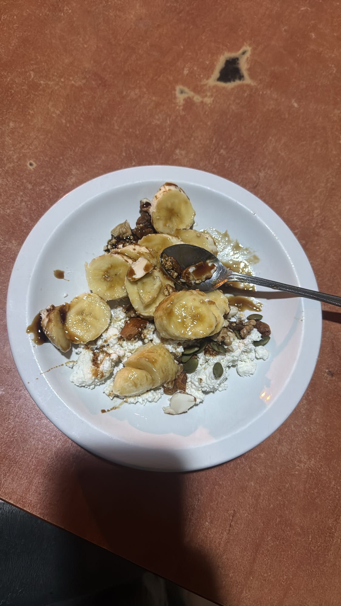 Cottage Cheese Banana Bowl